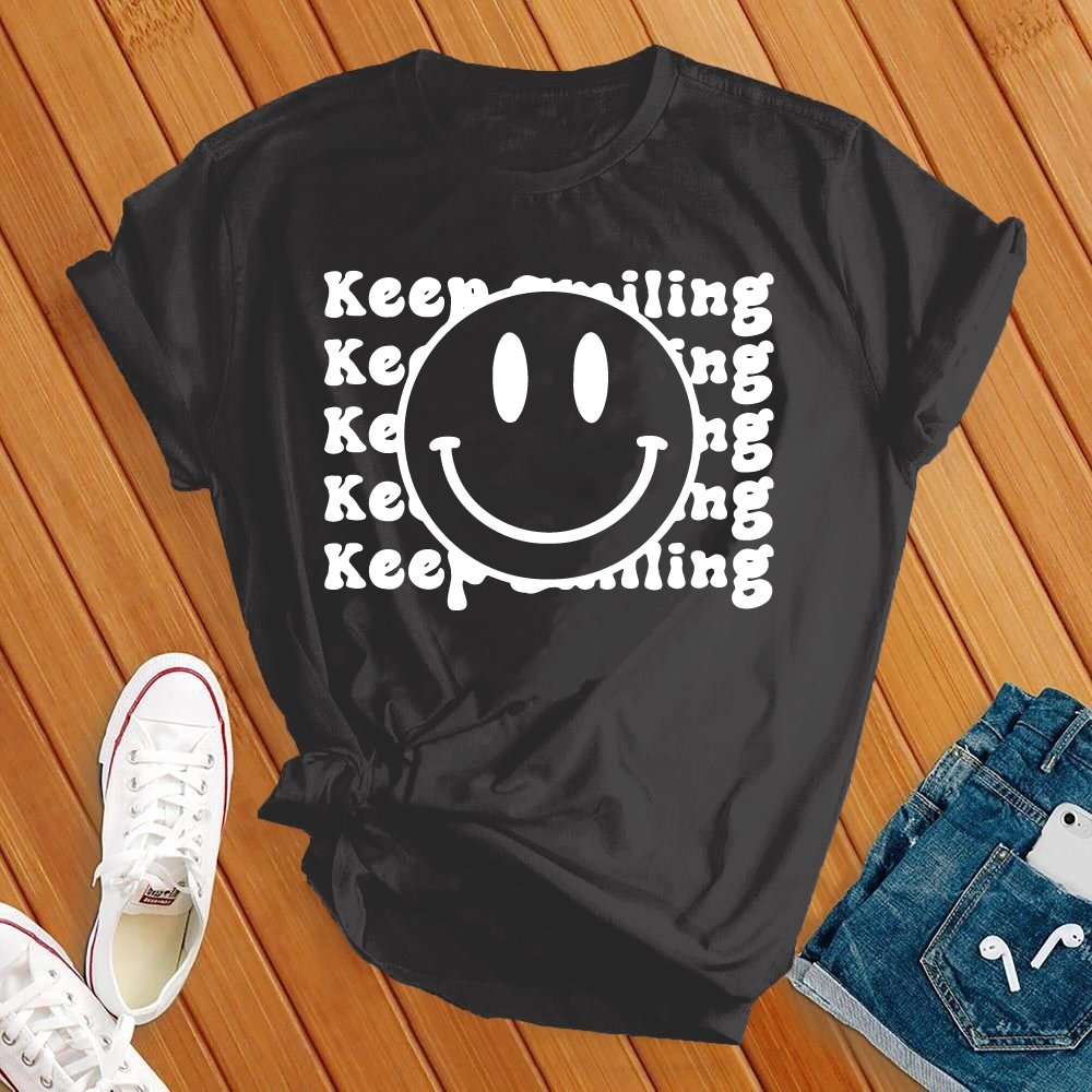 Keep Smiling Smiley Face Tee - Love Tees