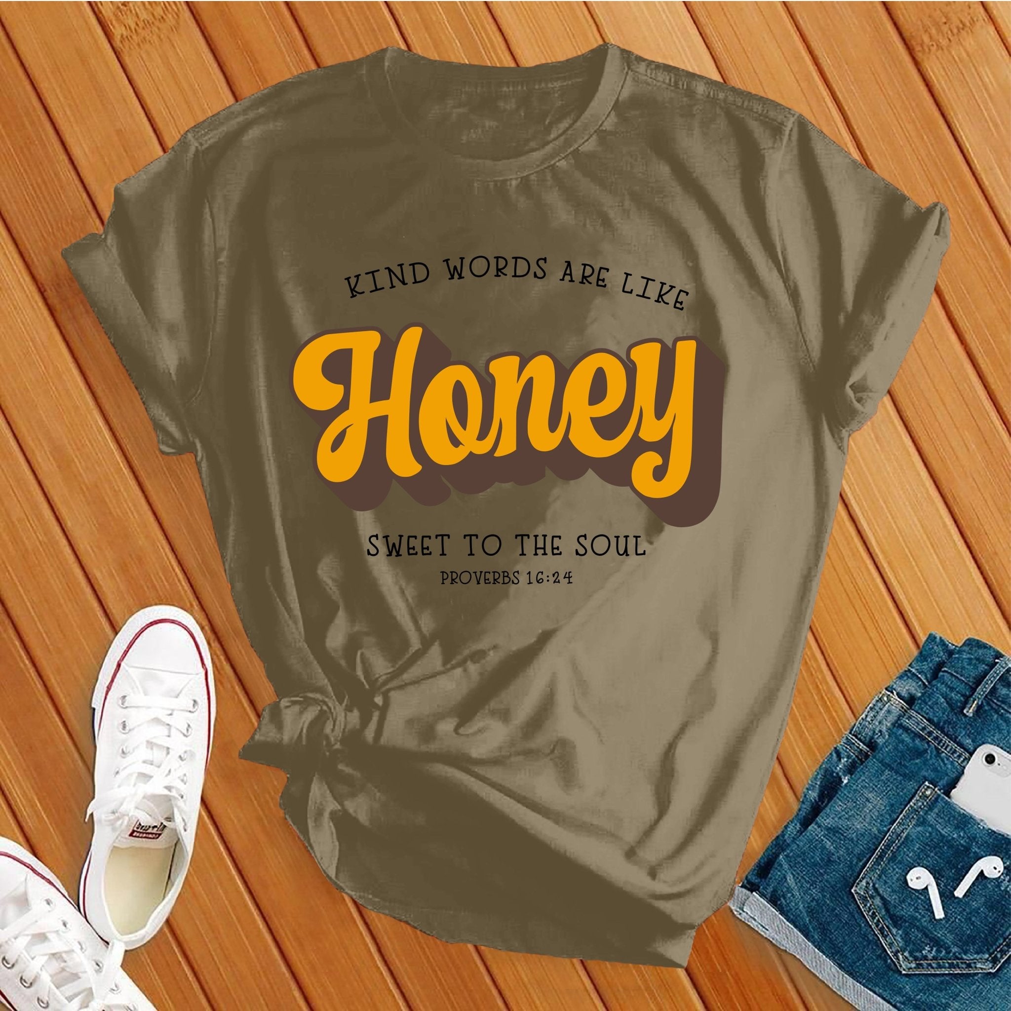 Kind Words Are Like Honey Tee - Love Tees