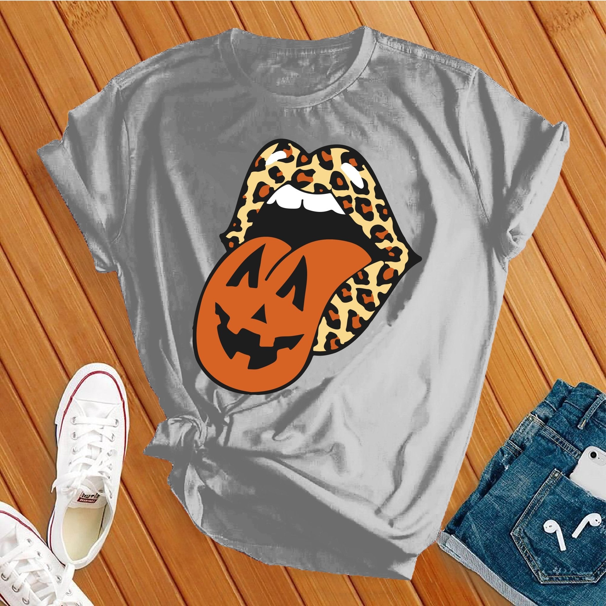 Leopard Lips Halloween Tee - Love Tees