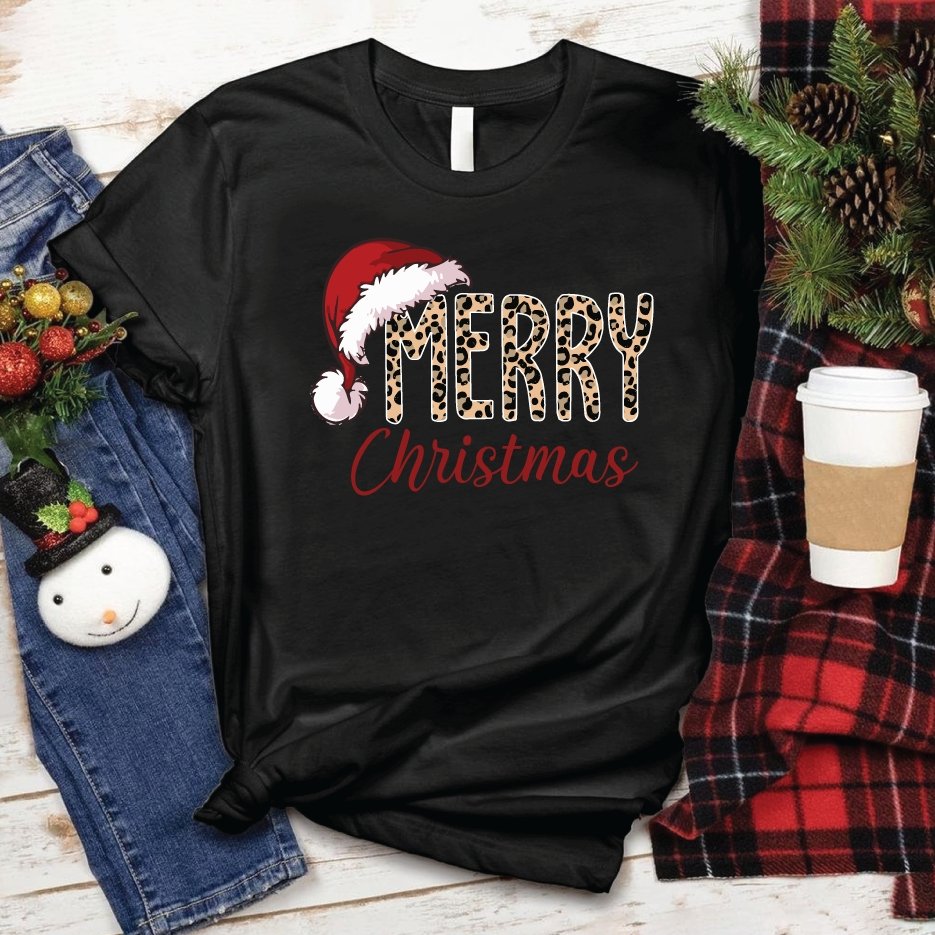 Leopard Merry Christmas Shirt - Love Tees