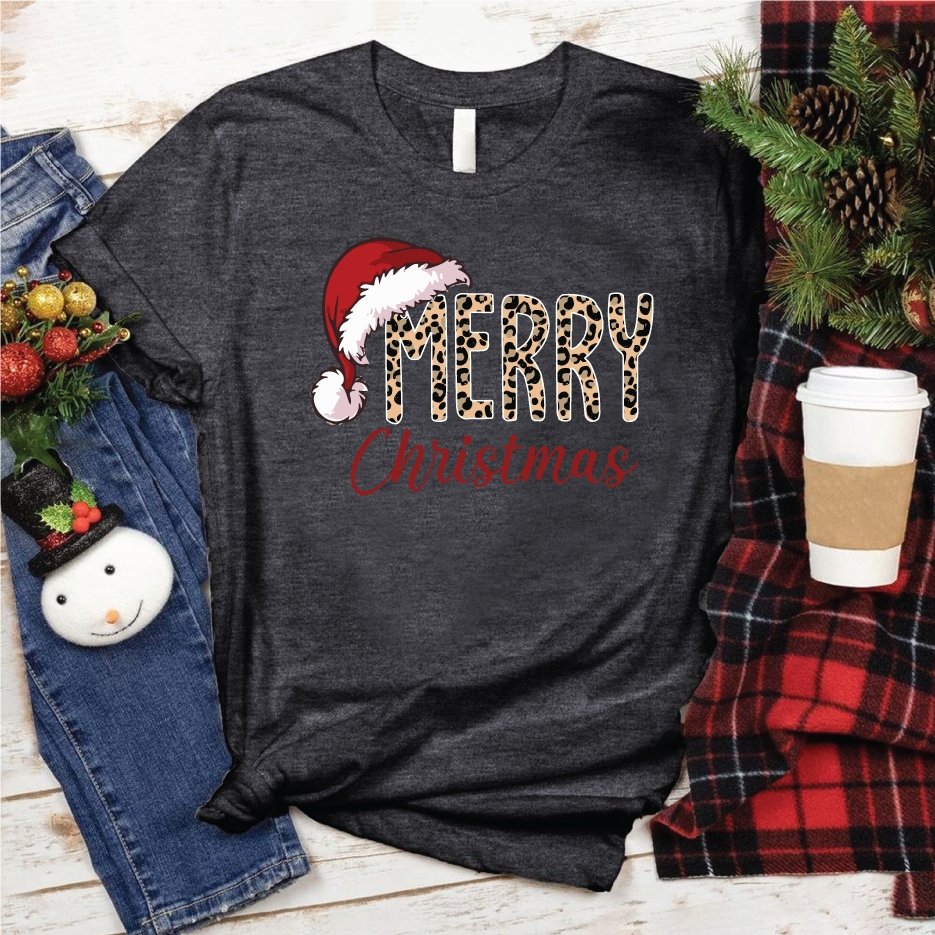 Leopard Merry Christmas Shirt - Love Tees