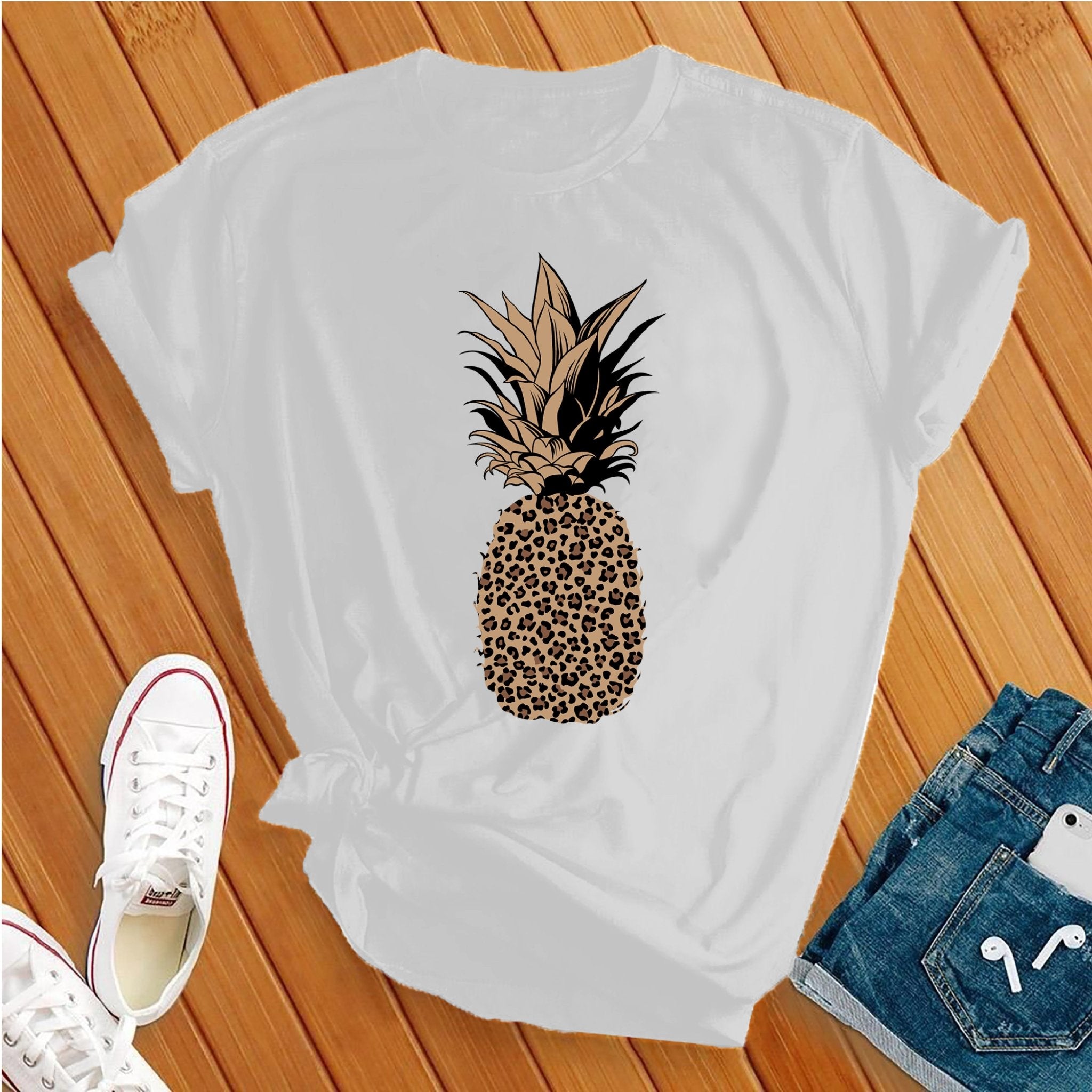 Leopard Pineapple Tee - Love Tees