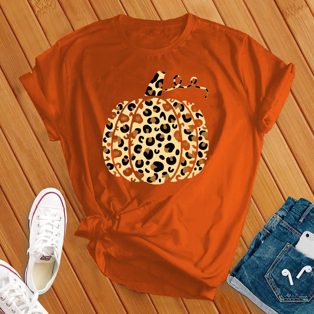 Leopard Pumpkin Tee - Love Tees