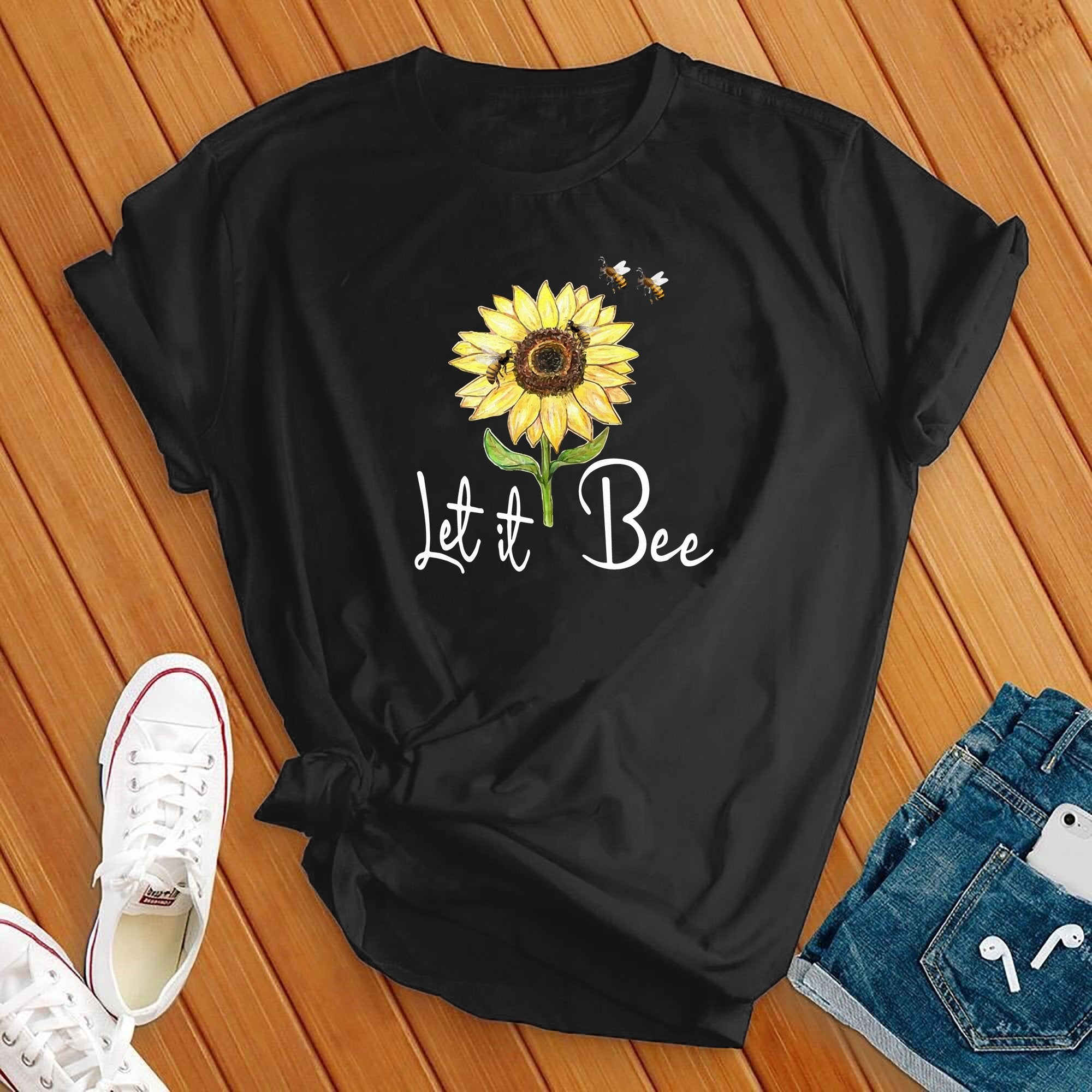 Let It Bee Flower Tee - Love Tees