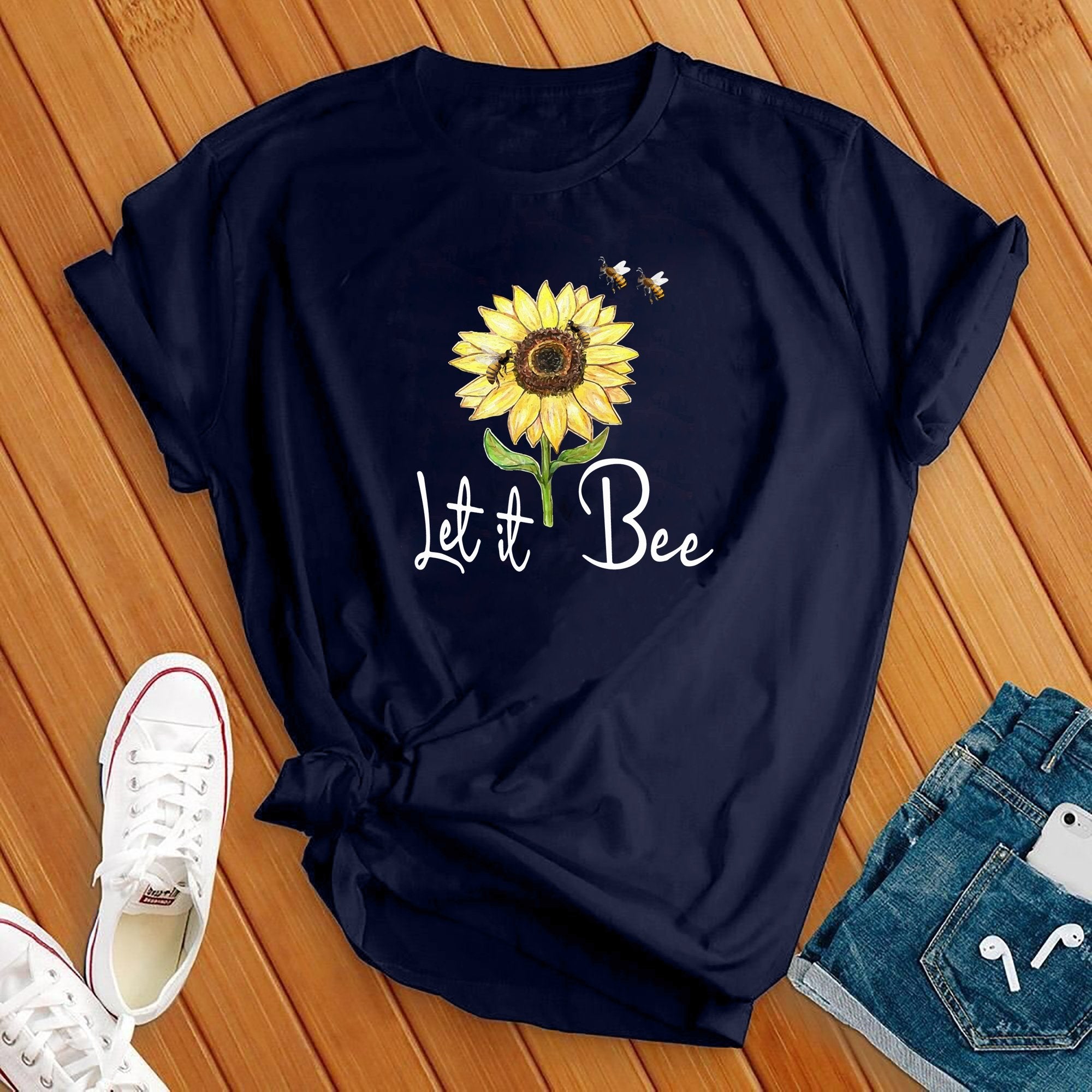 Let It Bee Flower Tee - Love Tees