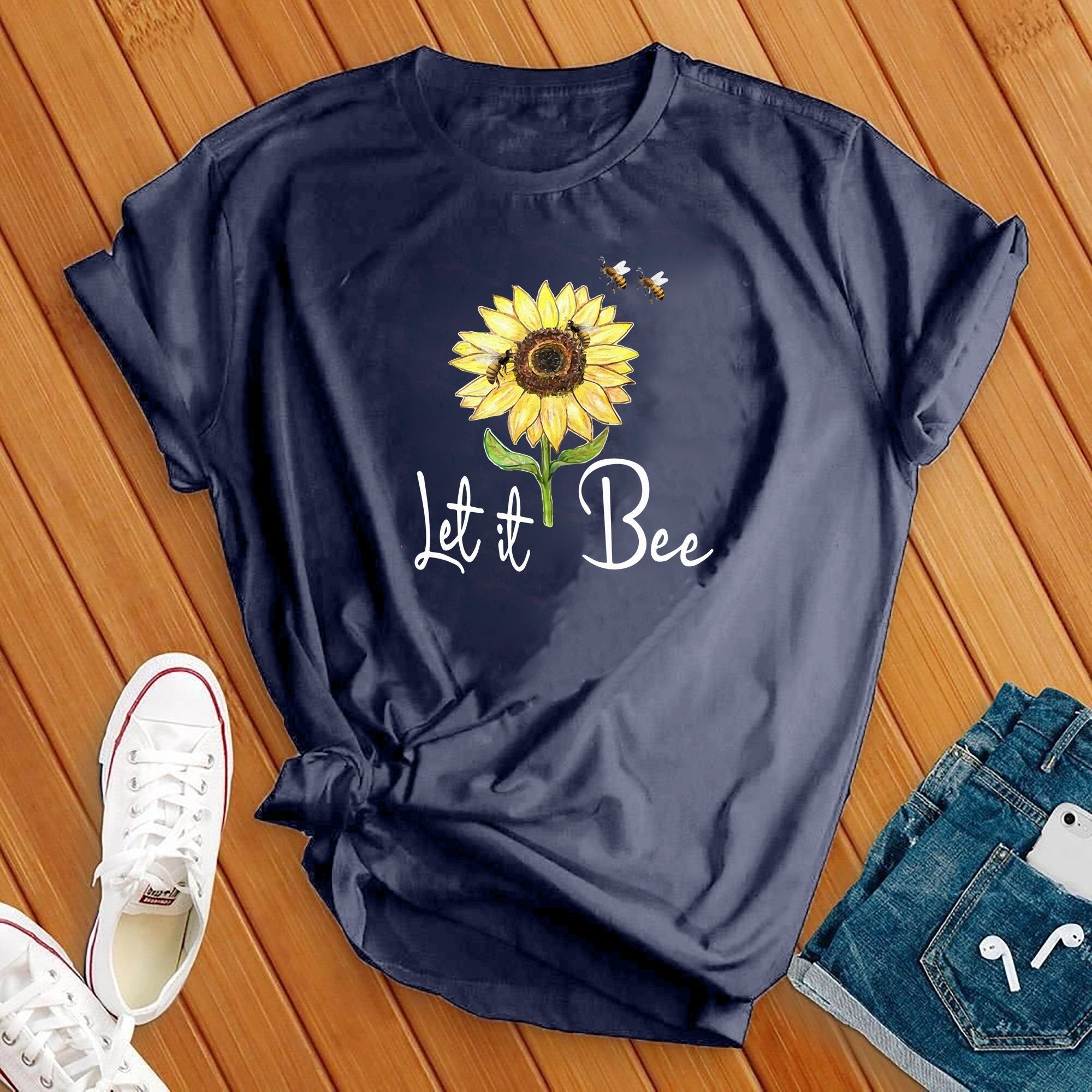 Let It Bee Flower Tee - Love Tees