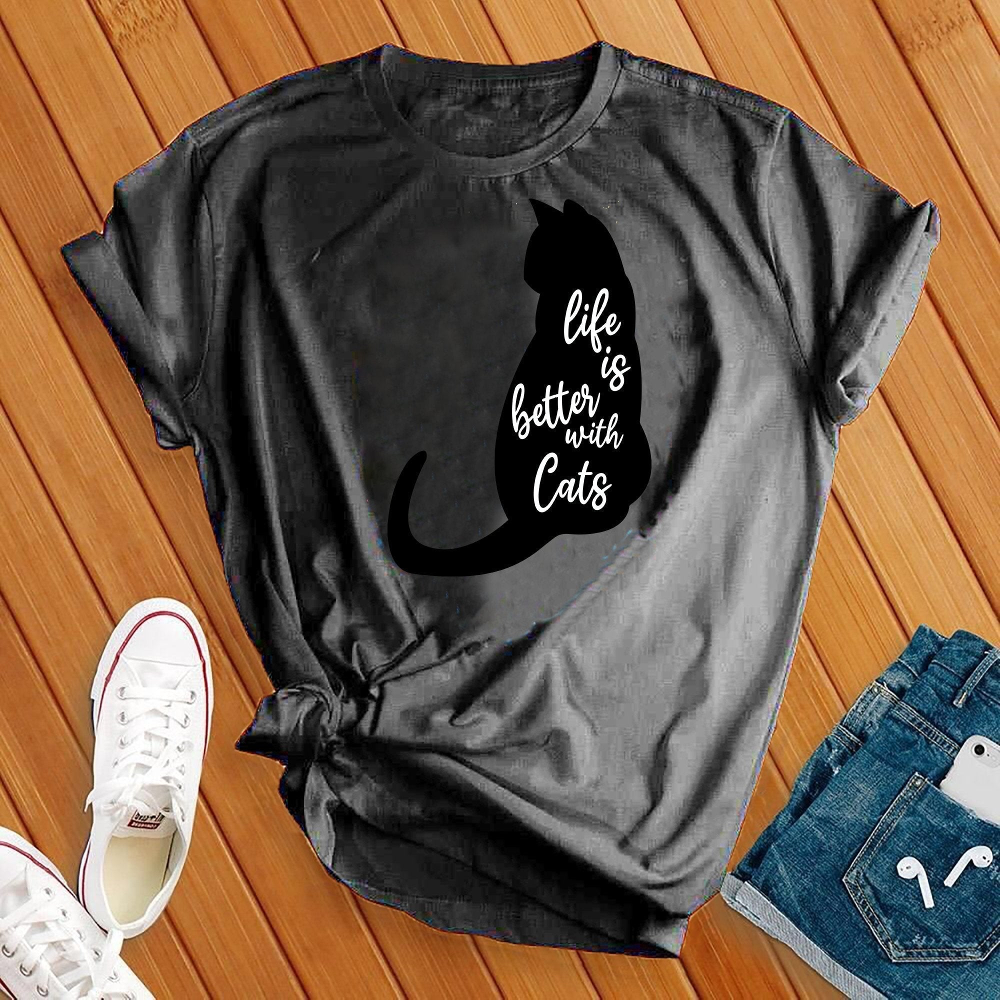 Life Is Better With Cats Tee - Love Tees