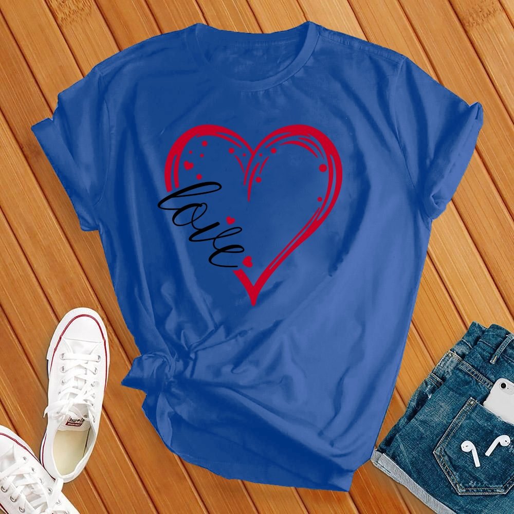 Love Heart Cute Tee - Love Tees