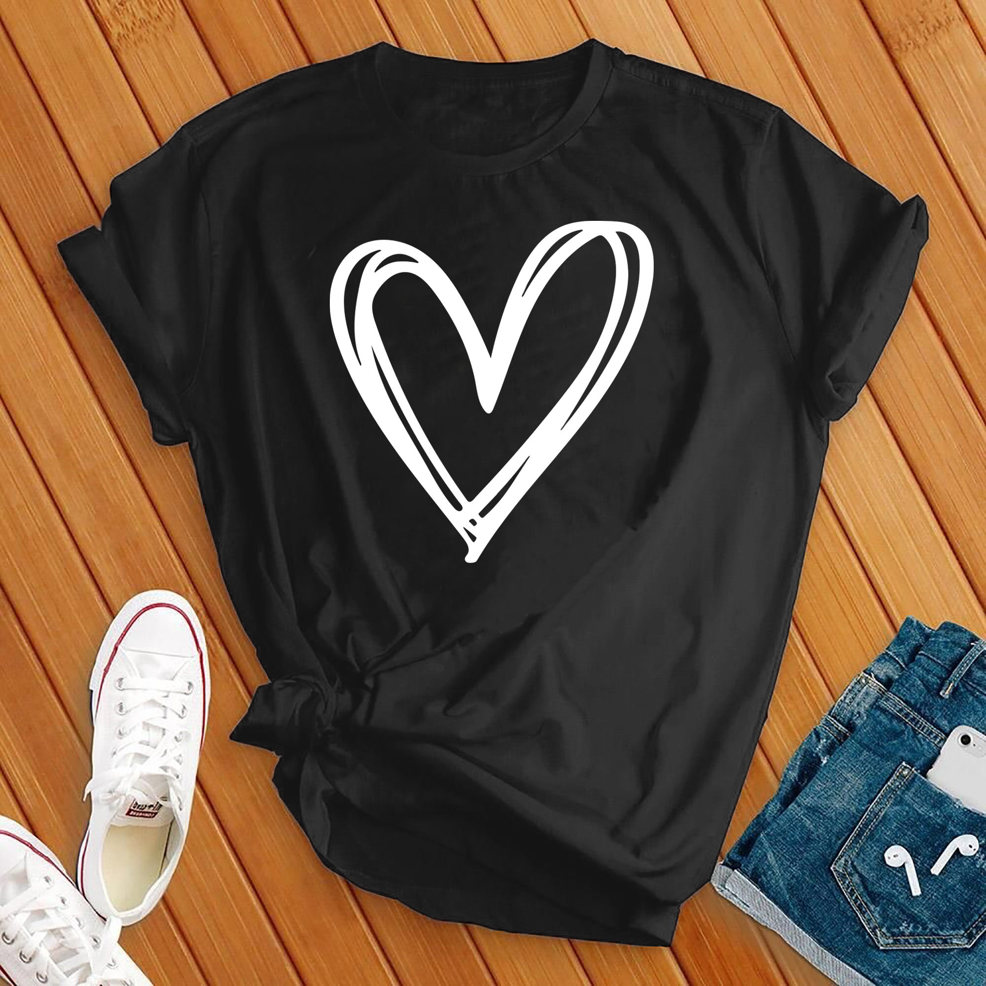 Love Heart Tee - Love Tees