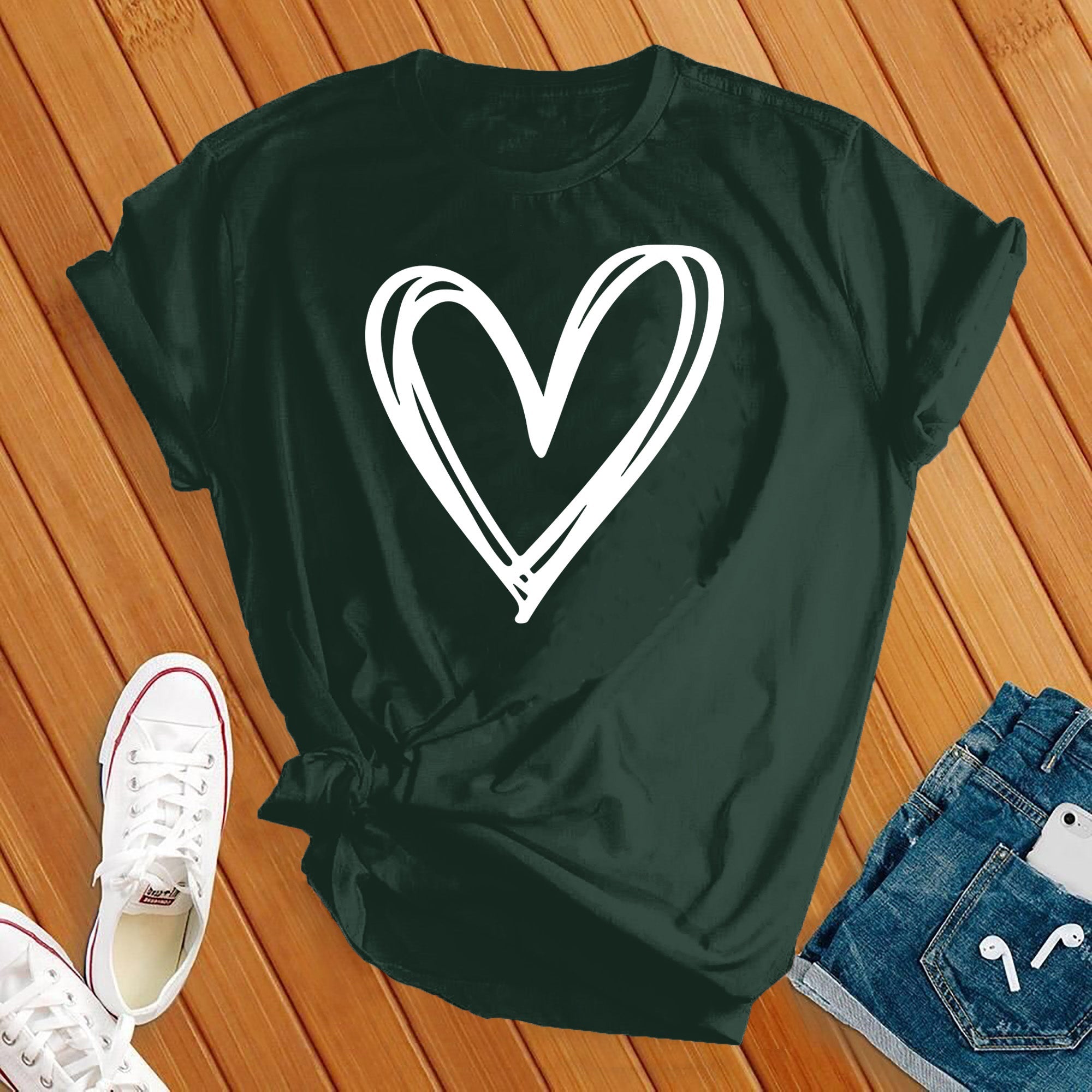 Love Heart Tee - Love Tees