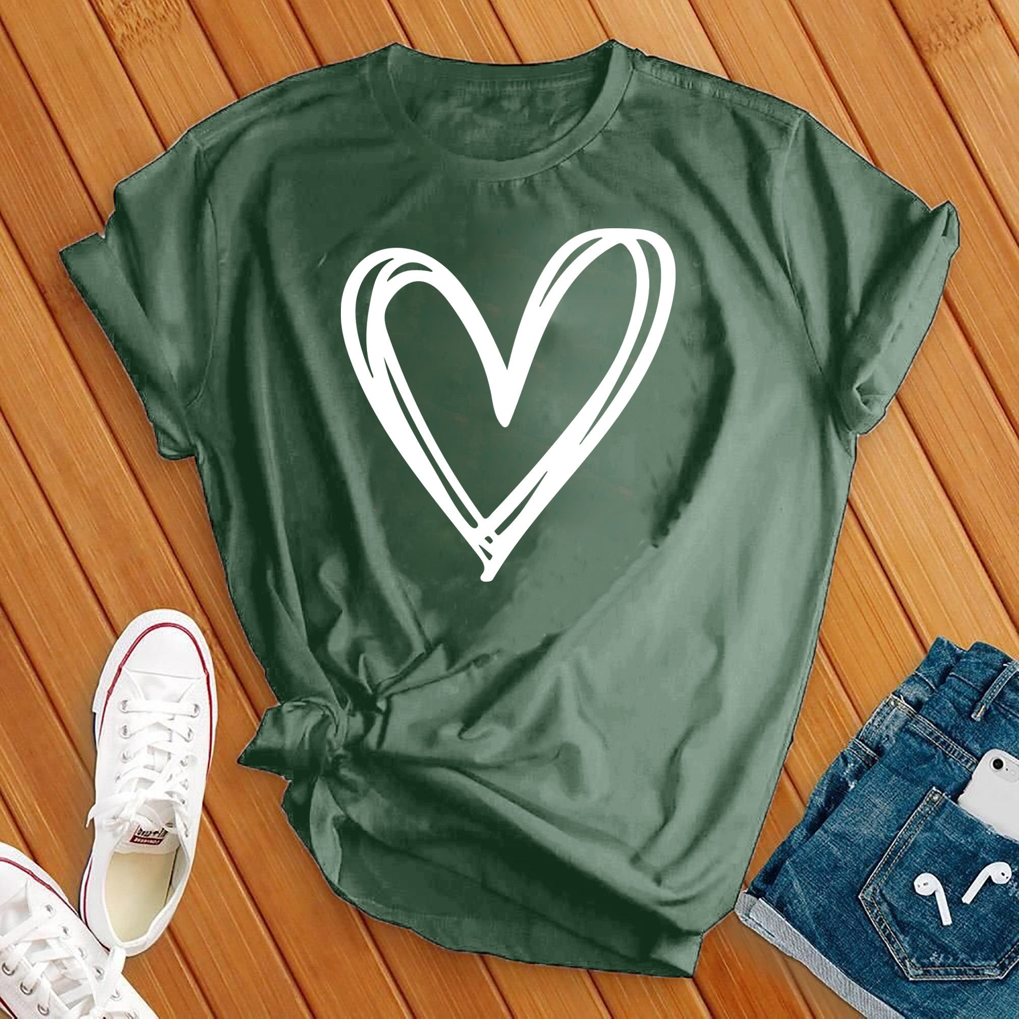 Love Heart Tee - Love Tees