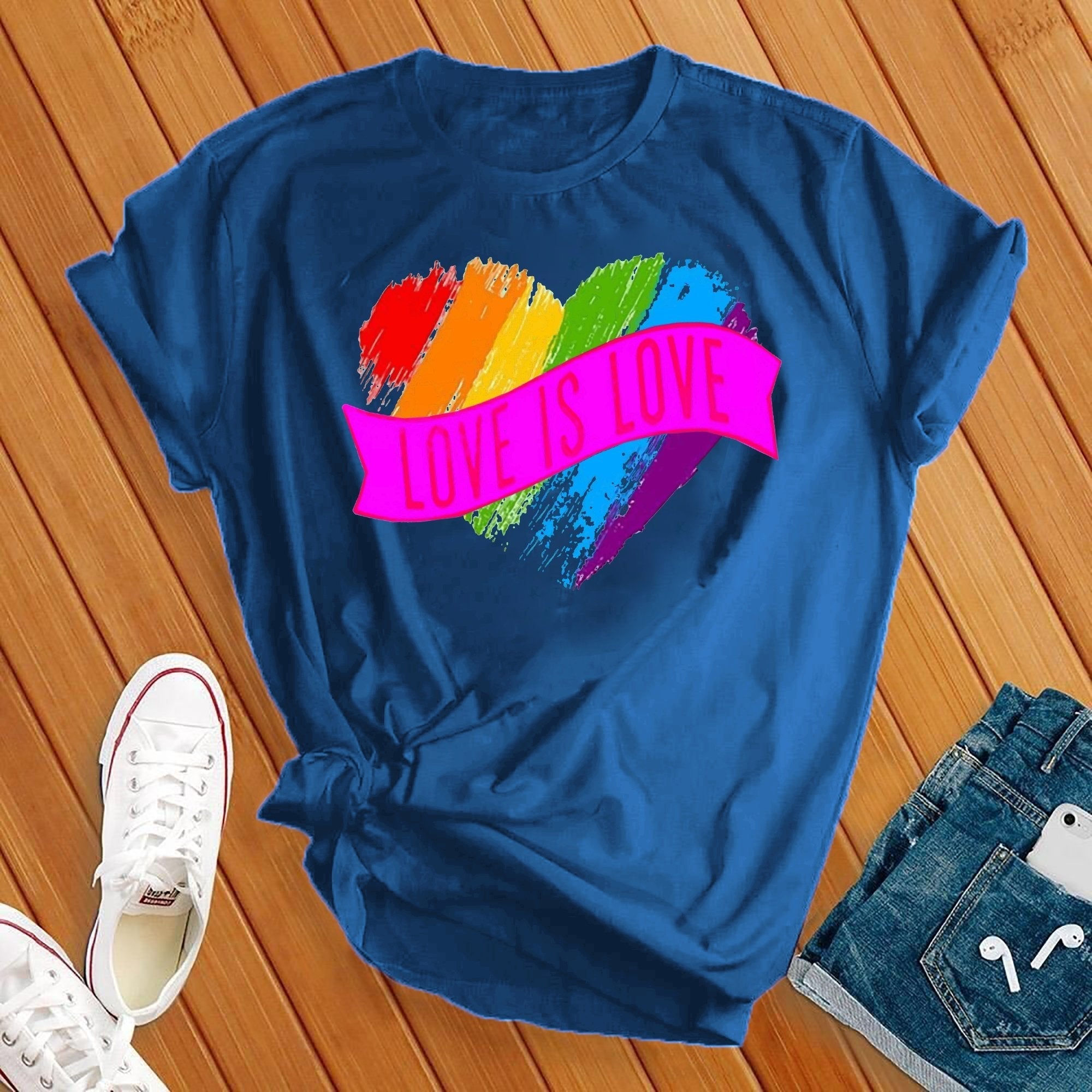 Love Is Love Heart Tee - Love Tees