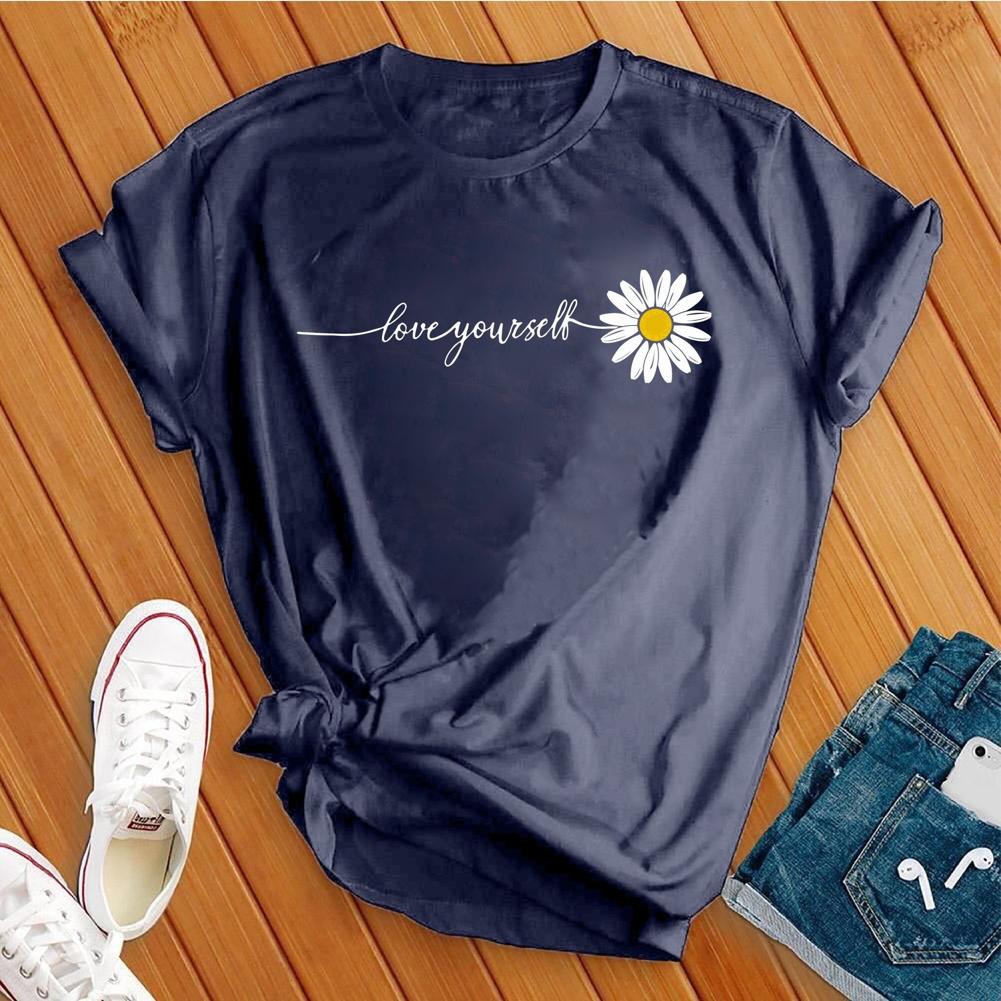 Love Yourself Daisy Tee - Love Tees