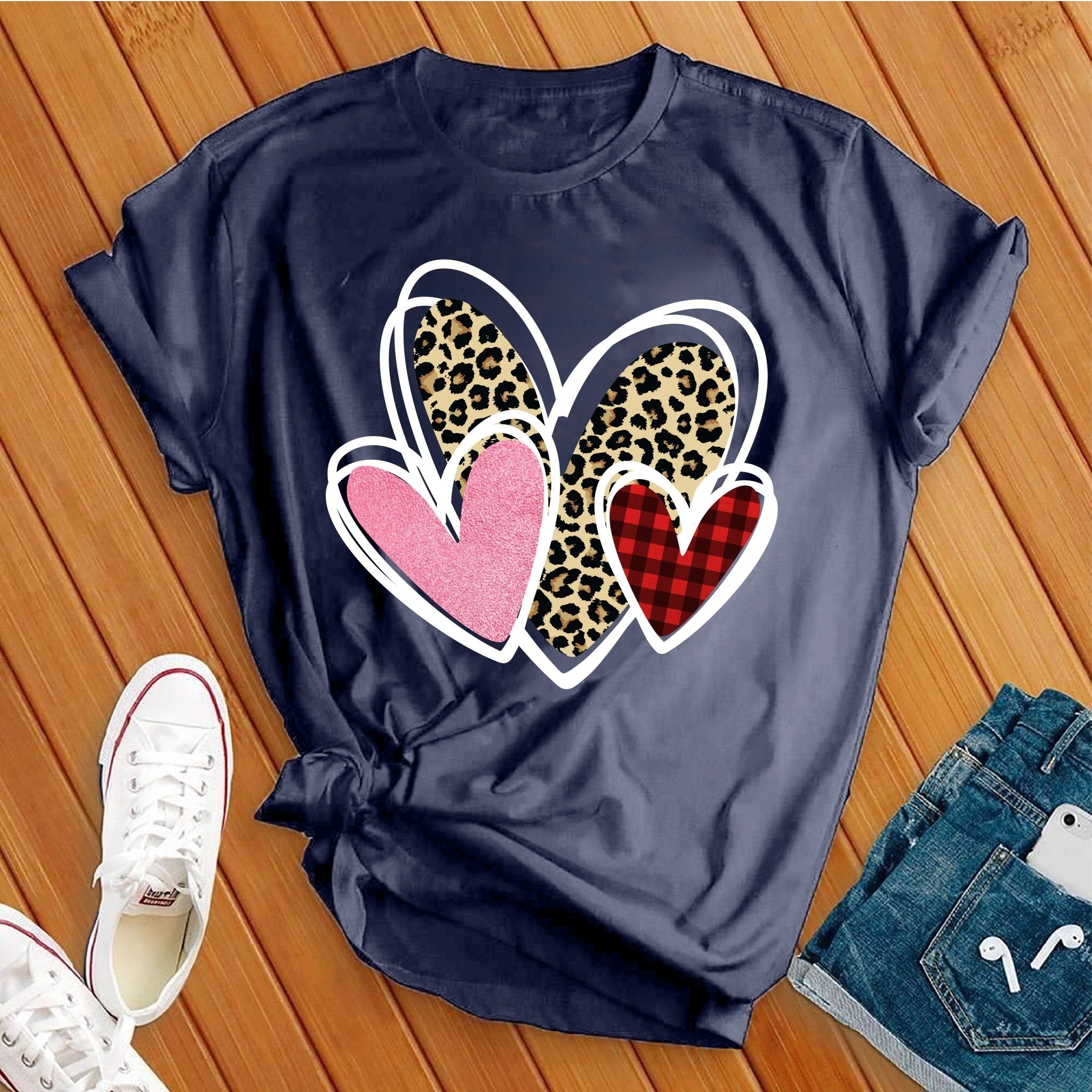 Lovely Valentines Hearts Tee - Love Tees