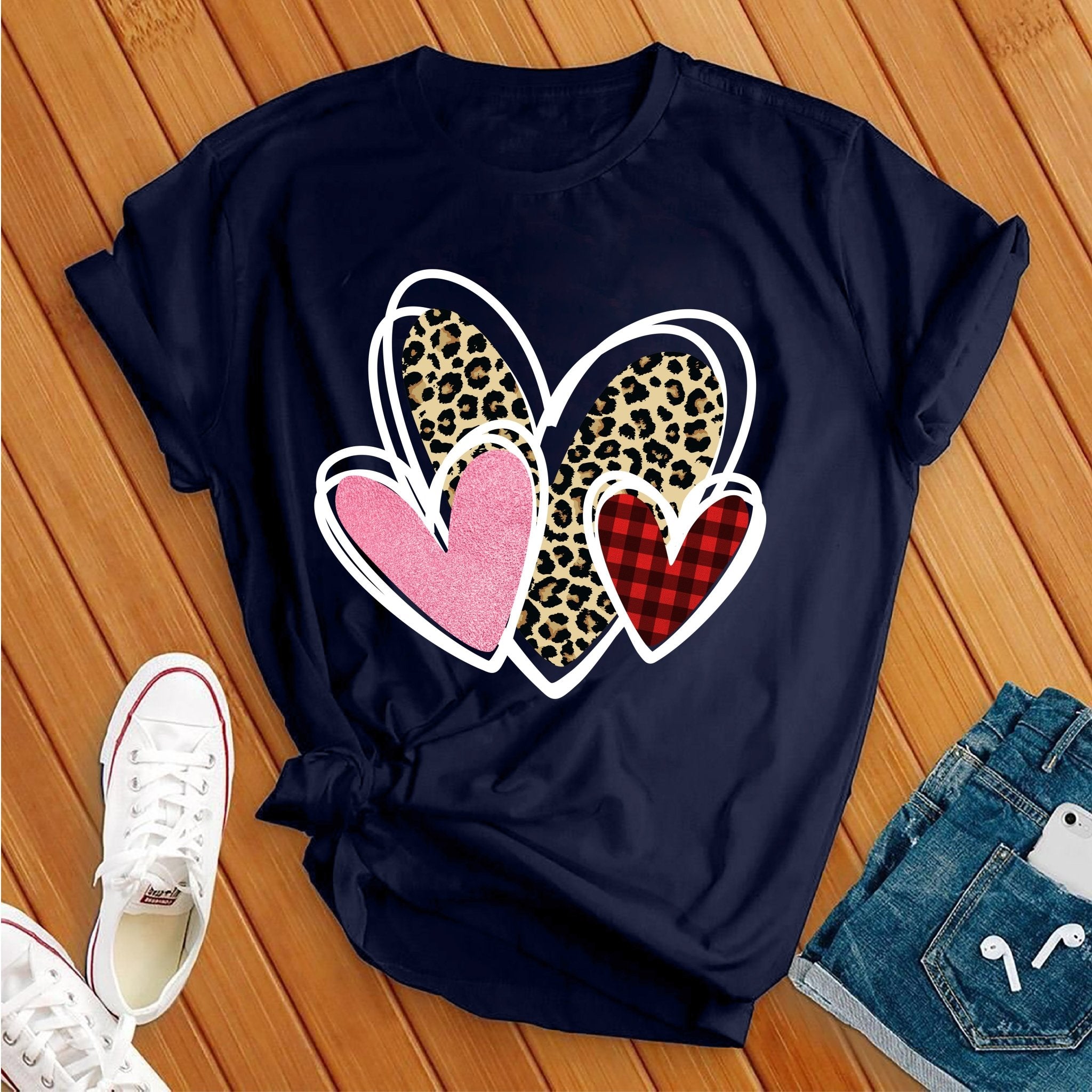 Lovely Valentines Hearts Tee - Love Tees