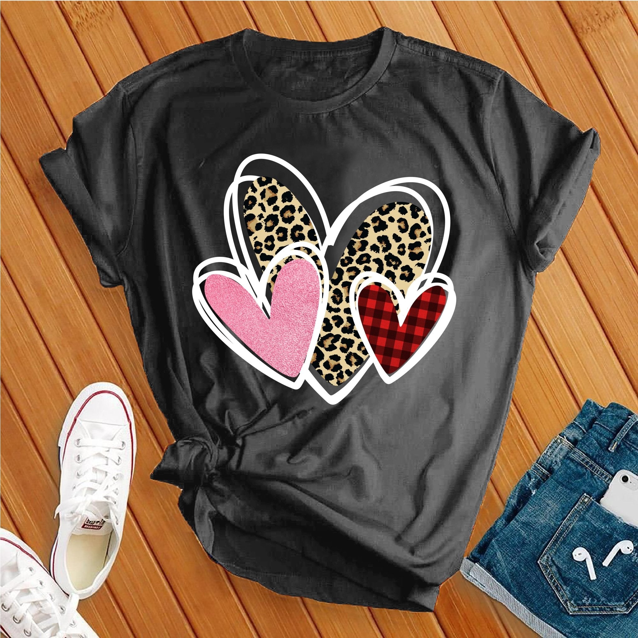 Lovely Valentines Hearts Tee - Love Tees