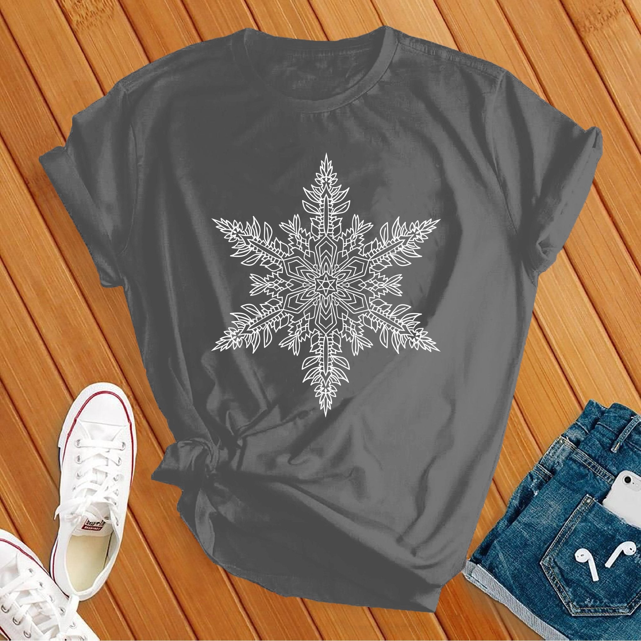 Mandala Snowflake Tee - Love Tees