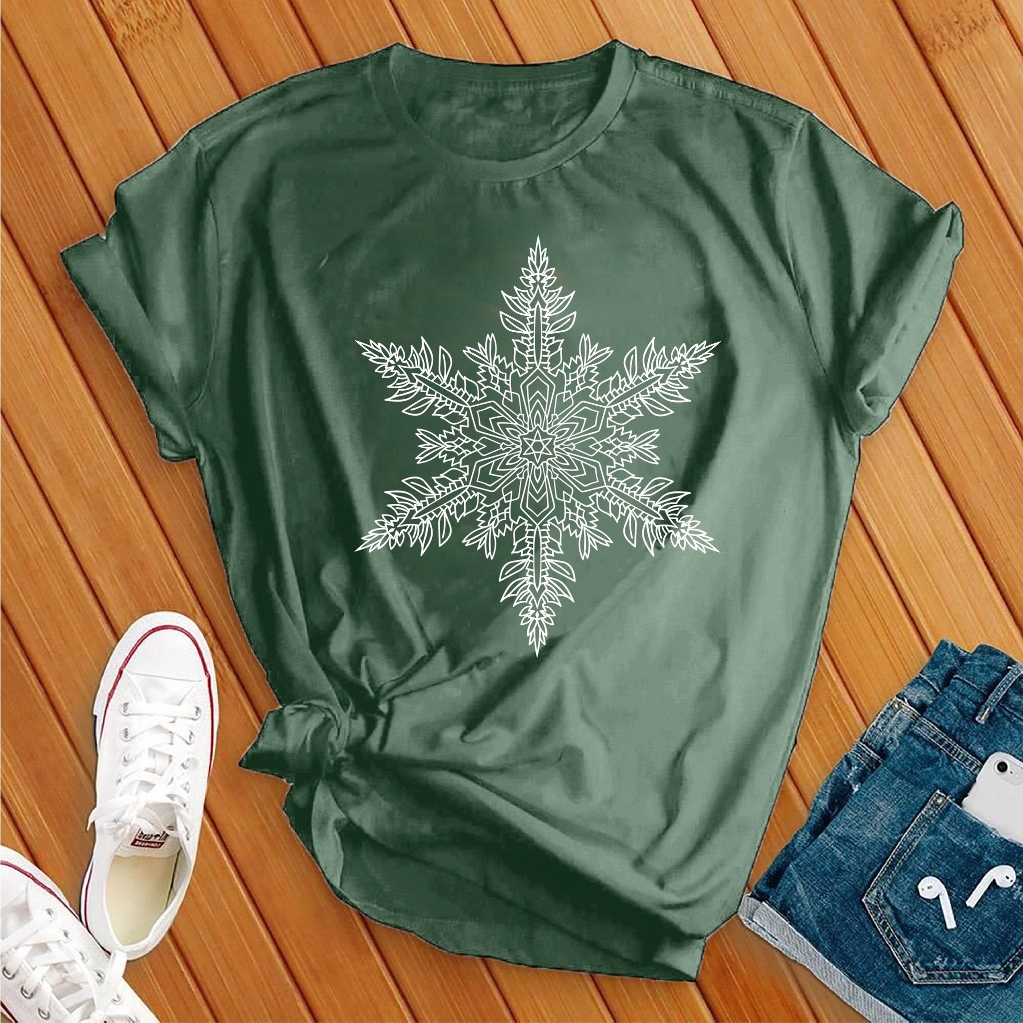 Mandala Snowflake Tee - Love Tees