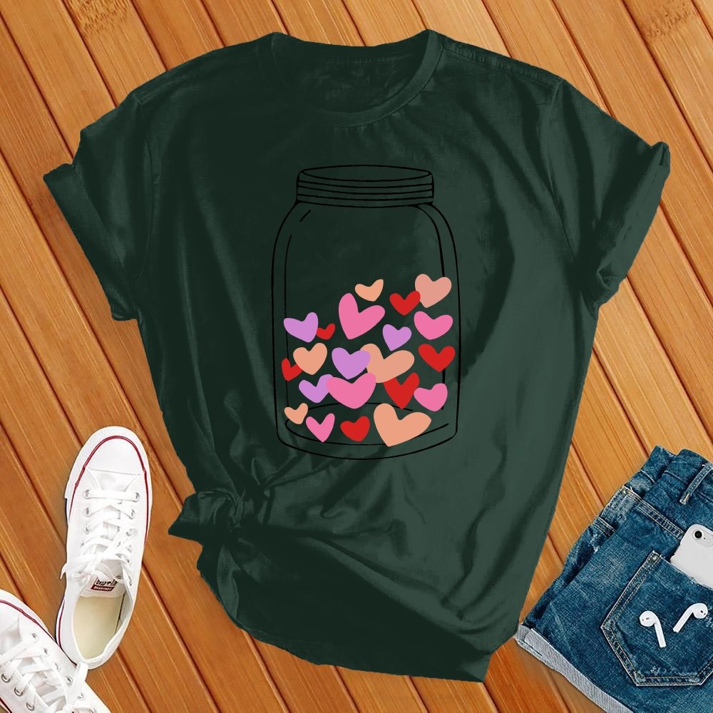 Mason Jar Heart Tee - Love Tees