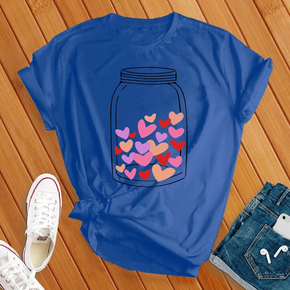 Mason Jar Heart Tee - Love Tees