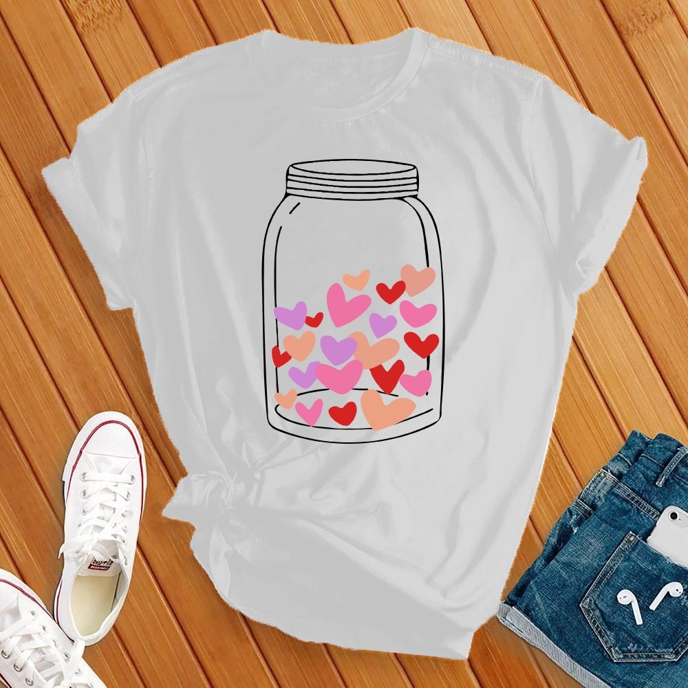 Mason Jar Heart Tee - Love Tees