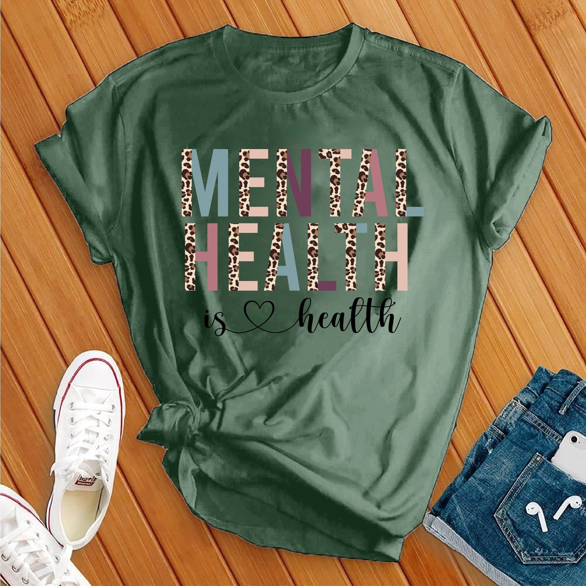 Mental Health Matters Leopard Tee - Love Tees