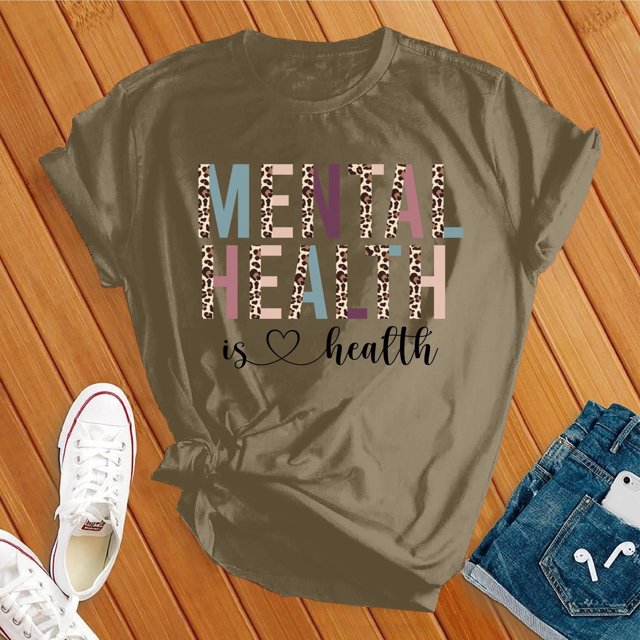 Mental Health Matters Leopard Tee - Love Tees