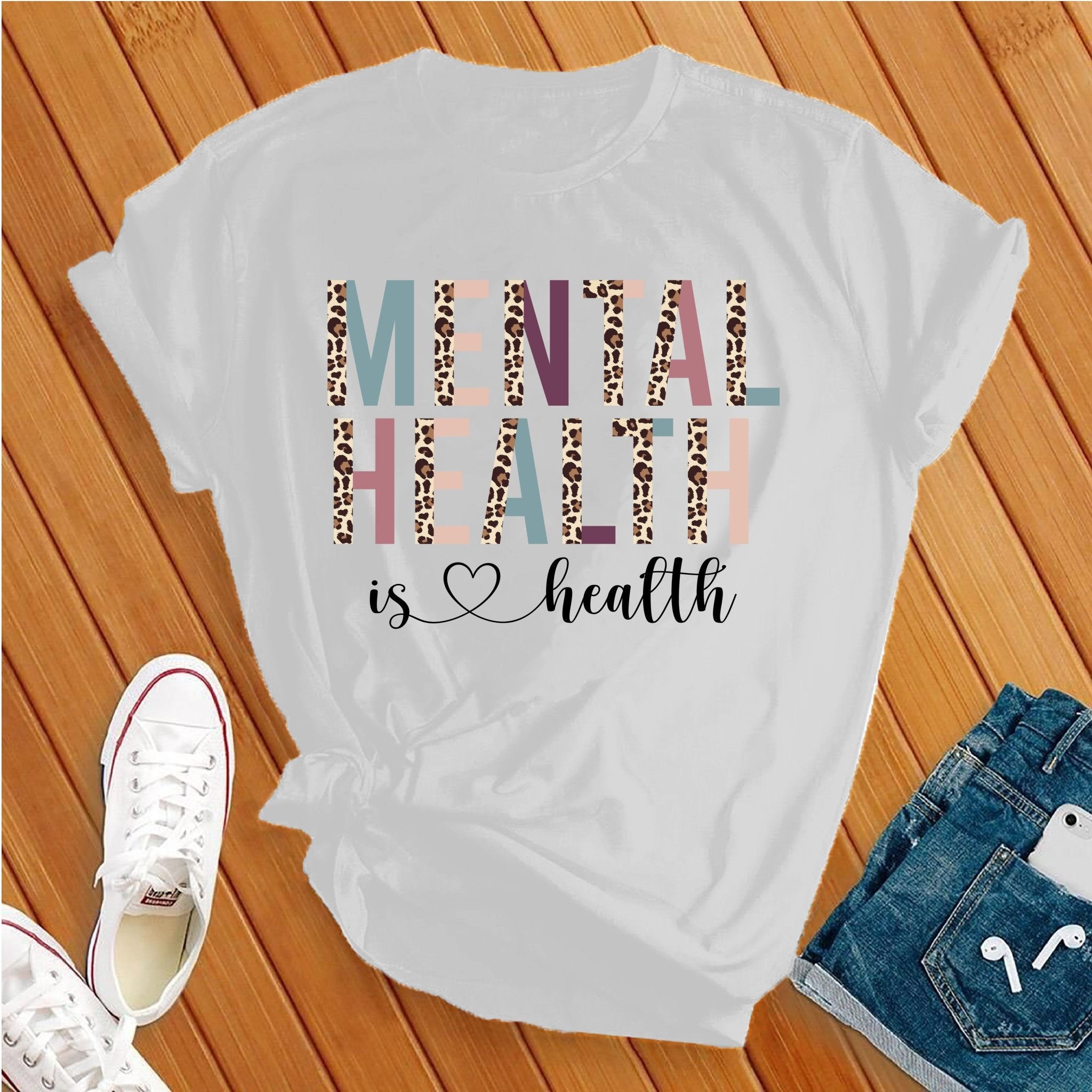 Mental Health Matters Leopard Tee - Love Tees