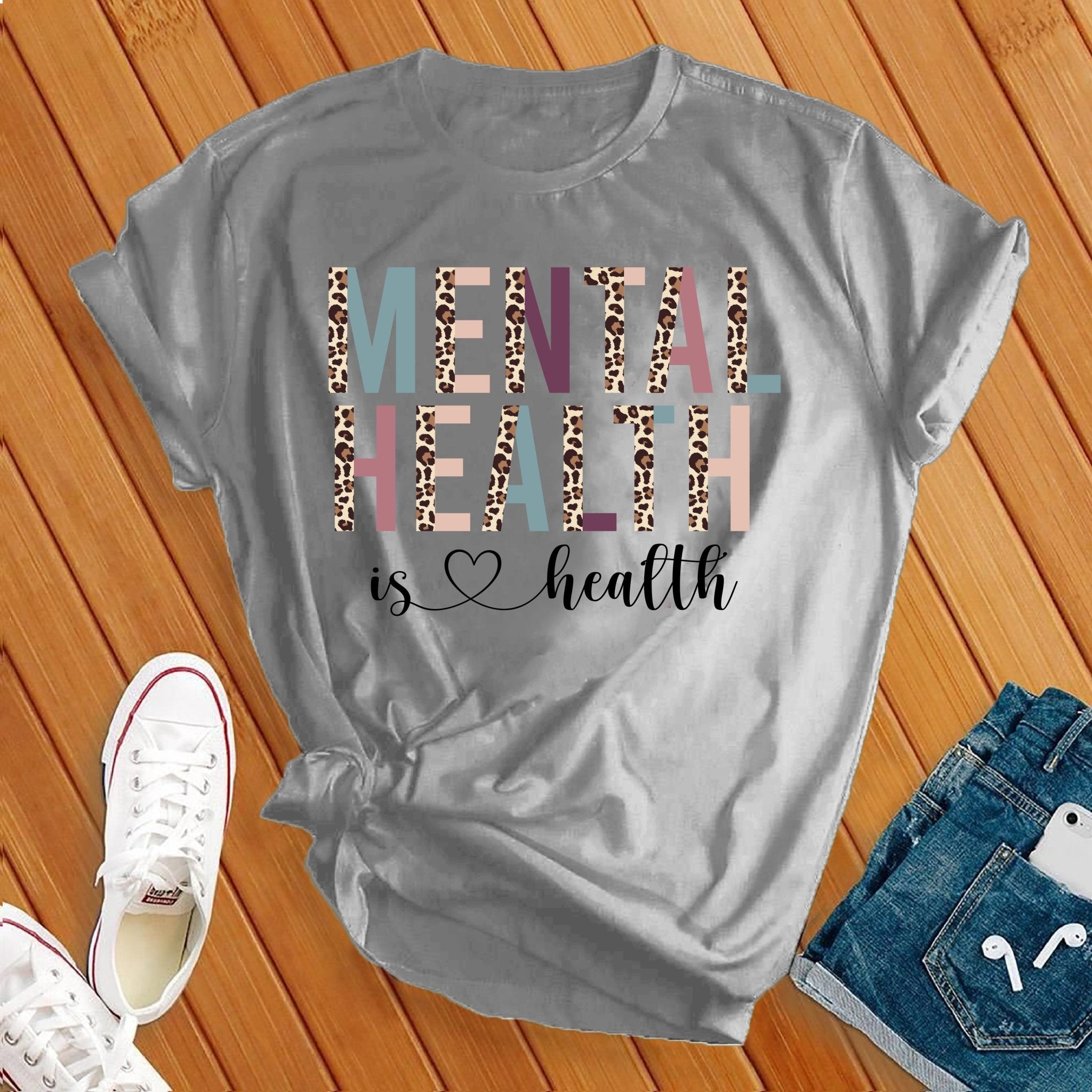 Mental Health Matters Leopard Tee - Love Tees