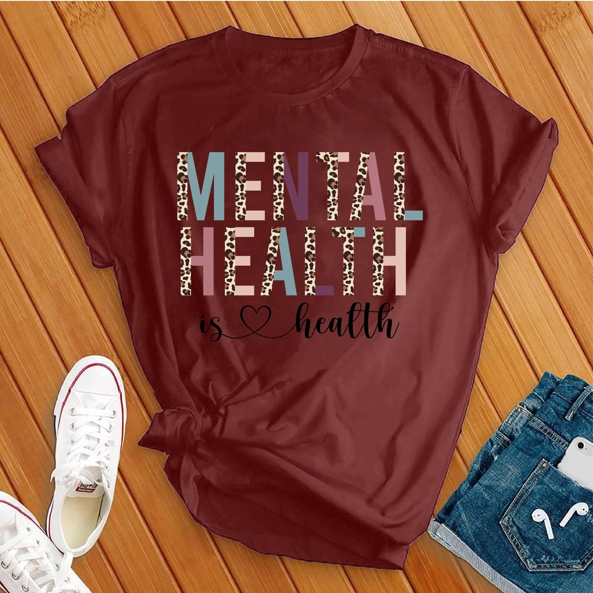 Mental Health Matters Leopard Tee - Love Tees