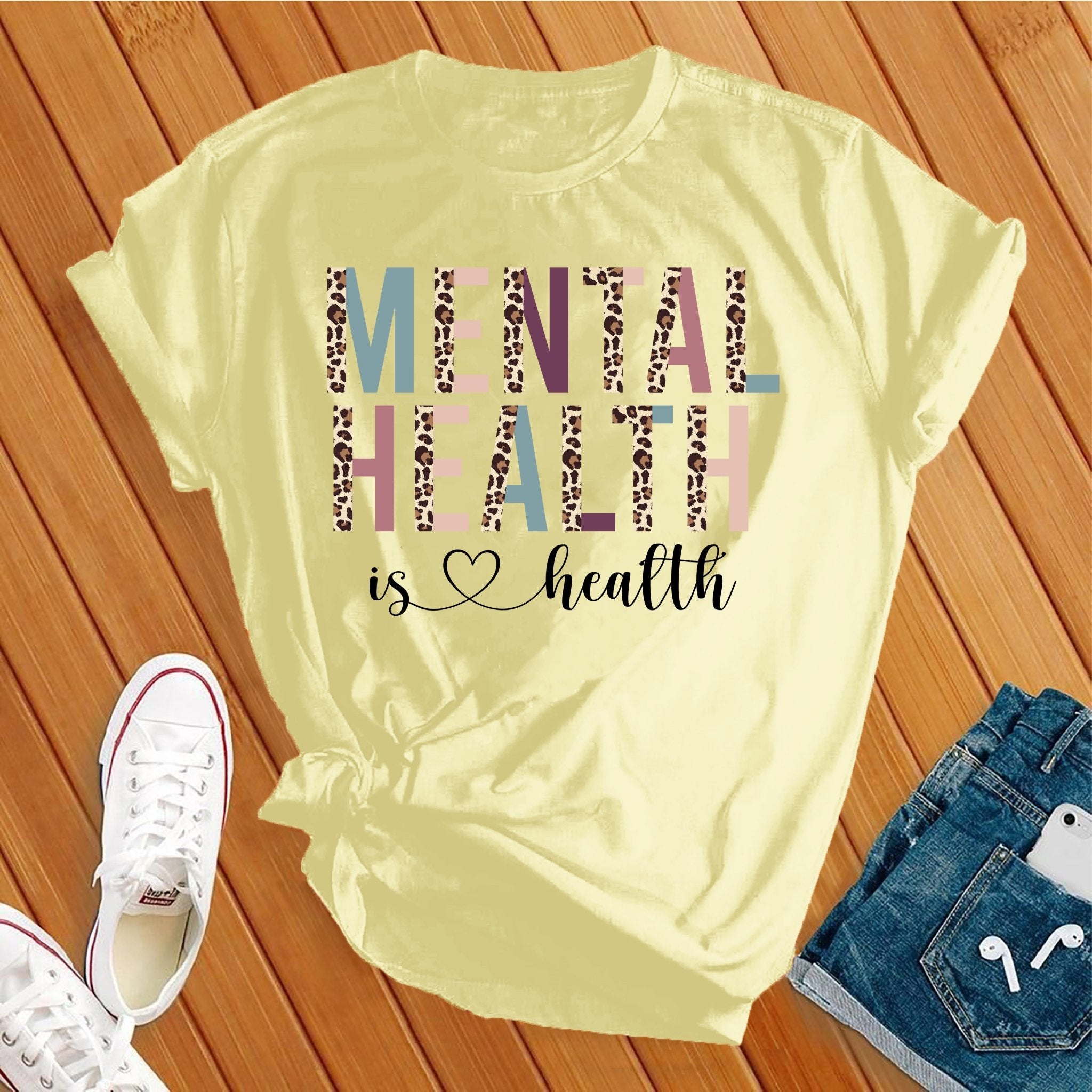 Mental Health Matters Leopard Tee - Love Tees