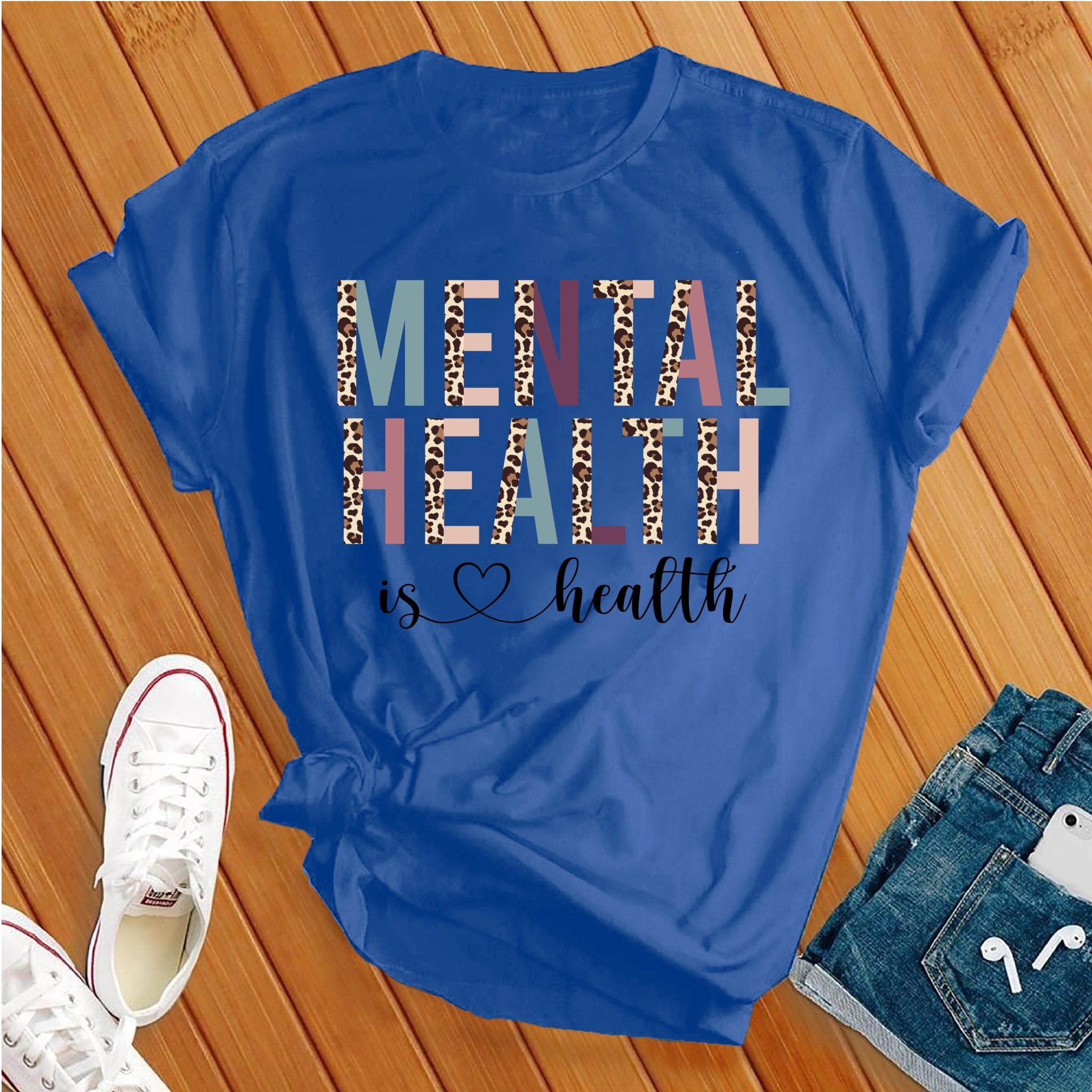 Mental Health Matters Leopard Tee - Love Tees