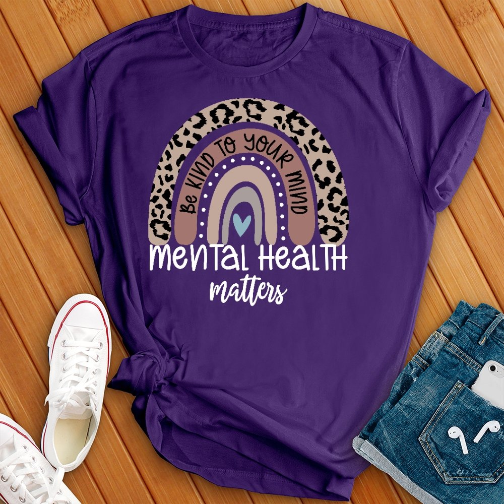 Mental Health Matters Rainbow Tee - Love Tees