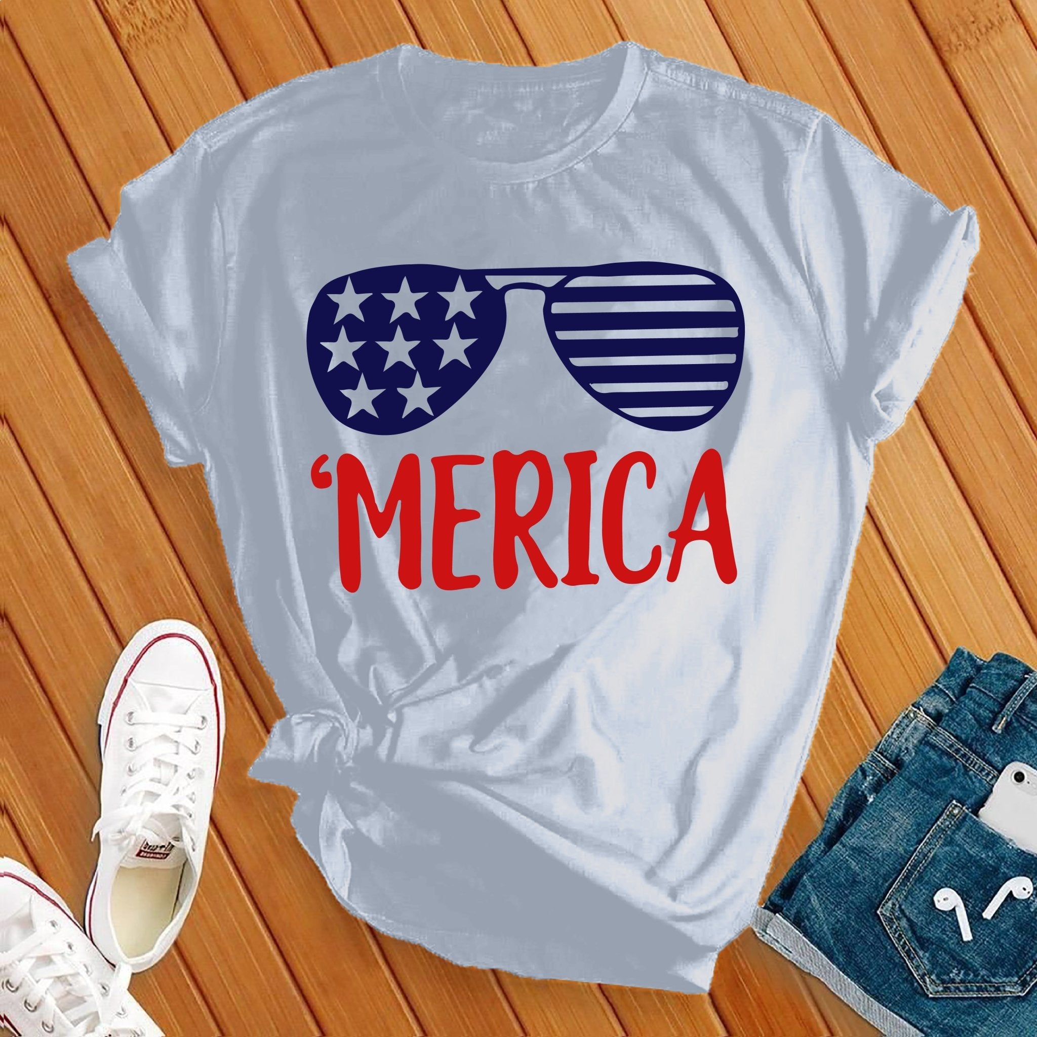 Merica Sunglasses Tee - Love Tees