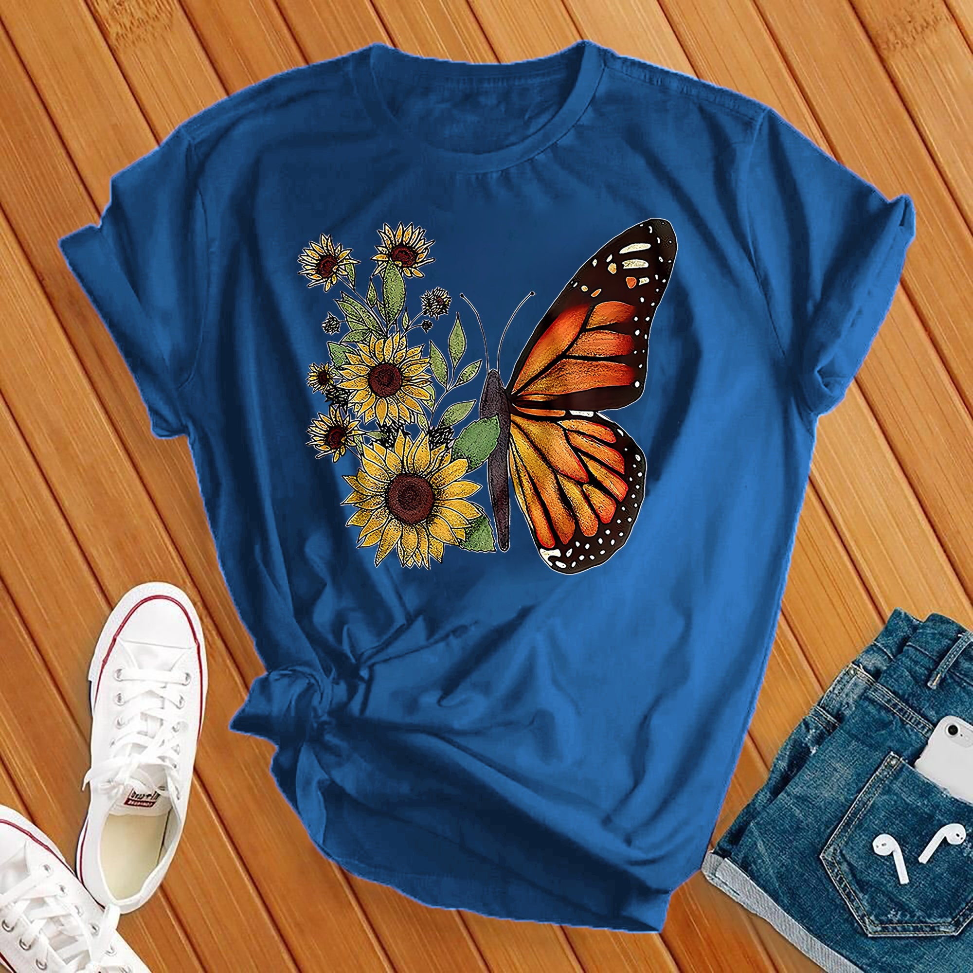 Monarch Sunflower Tee - Love Tees