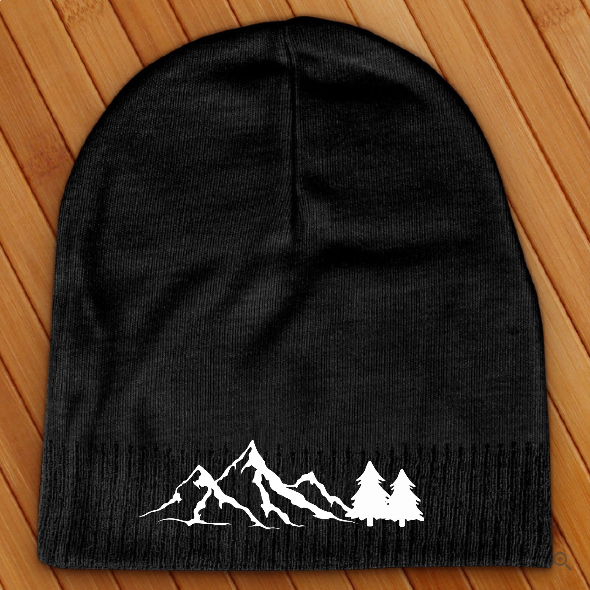 Mountain with Trees Beanie - Love Tees