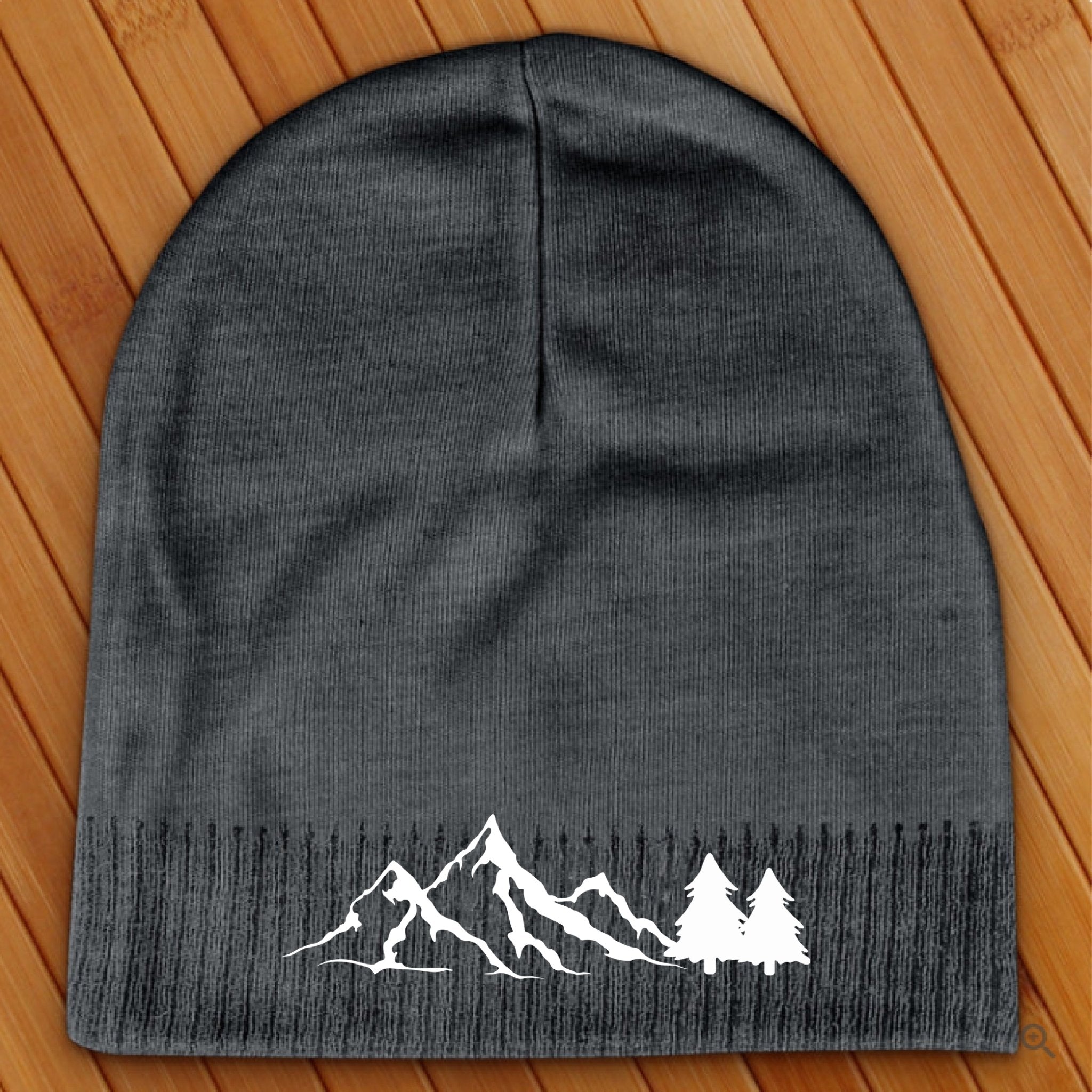 Mountain with Trees Beanie - Love Tees