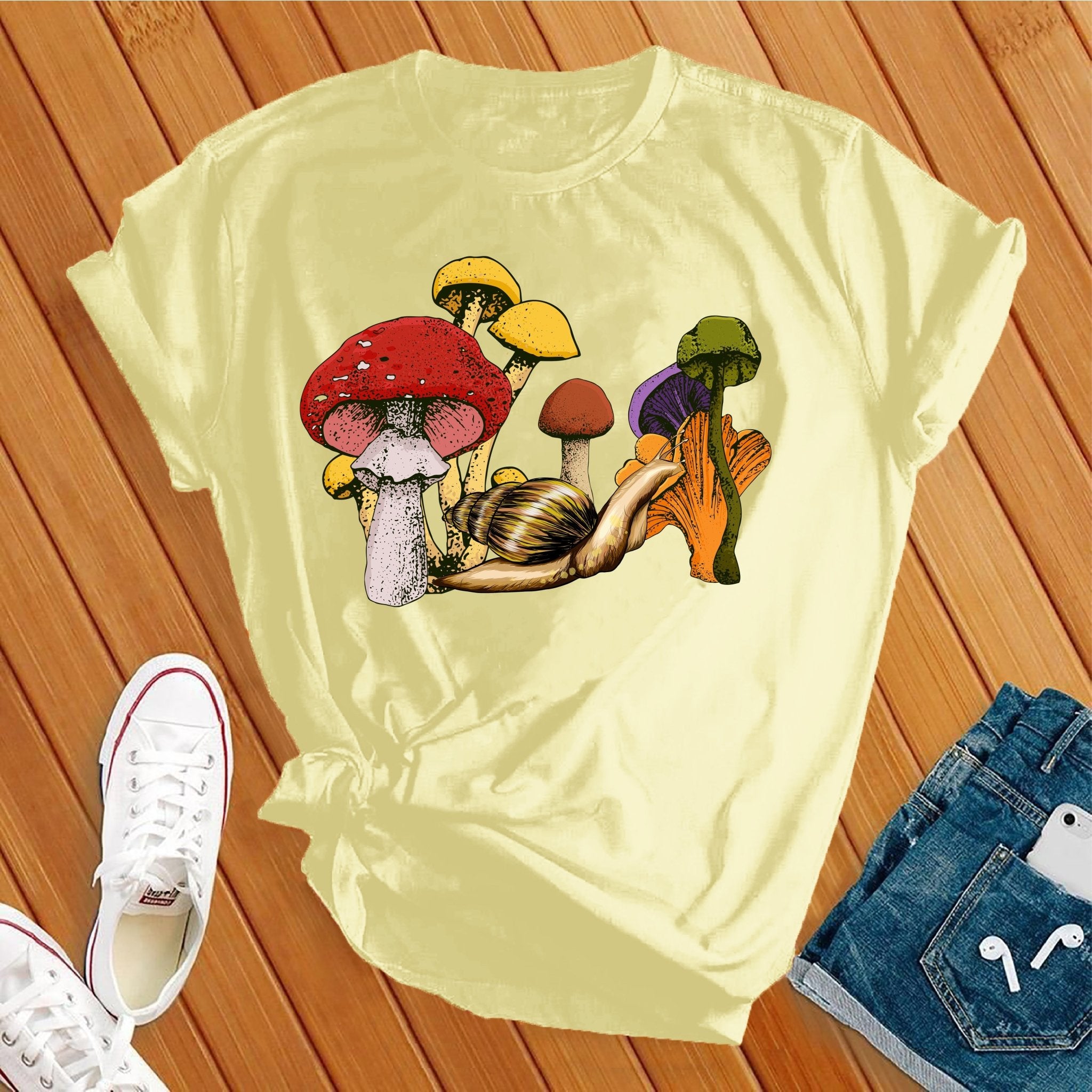 Mushroom Snail Tee - Love Tees