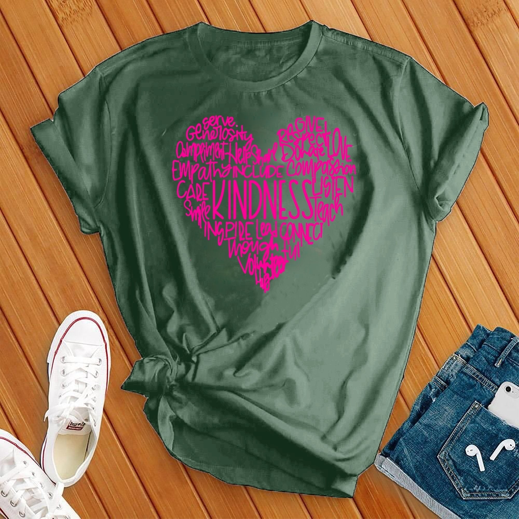 Neon Kindness Encouragement Tee - Love Tees