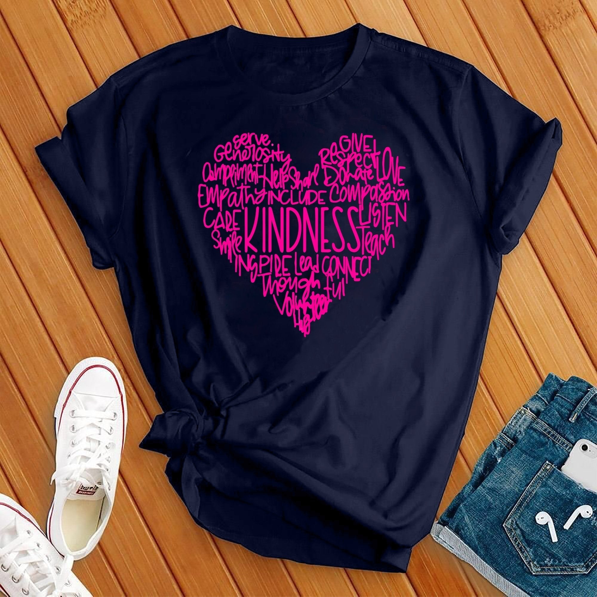 Neon Kindness Encouragement Tee - Love Tees