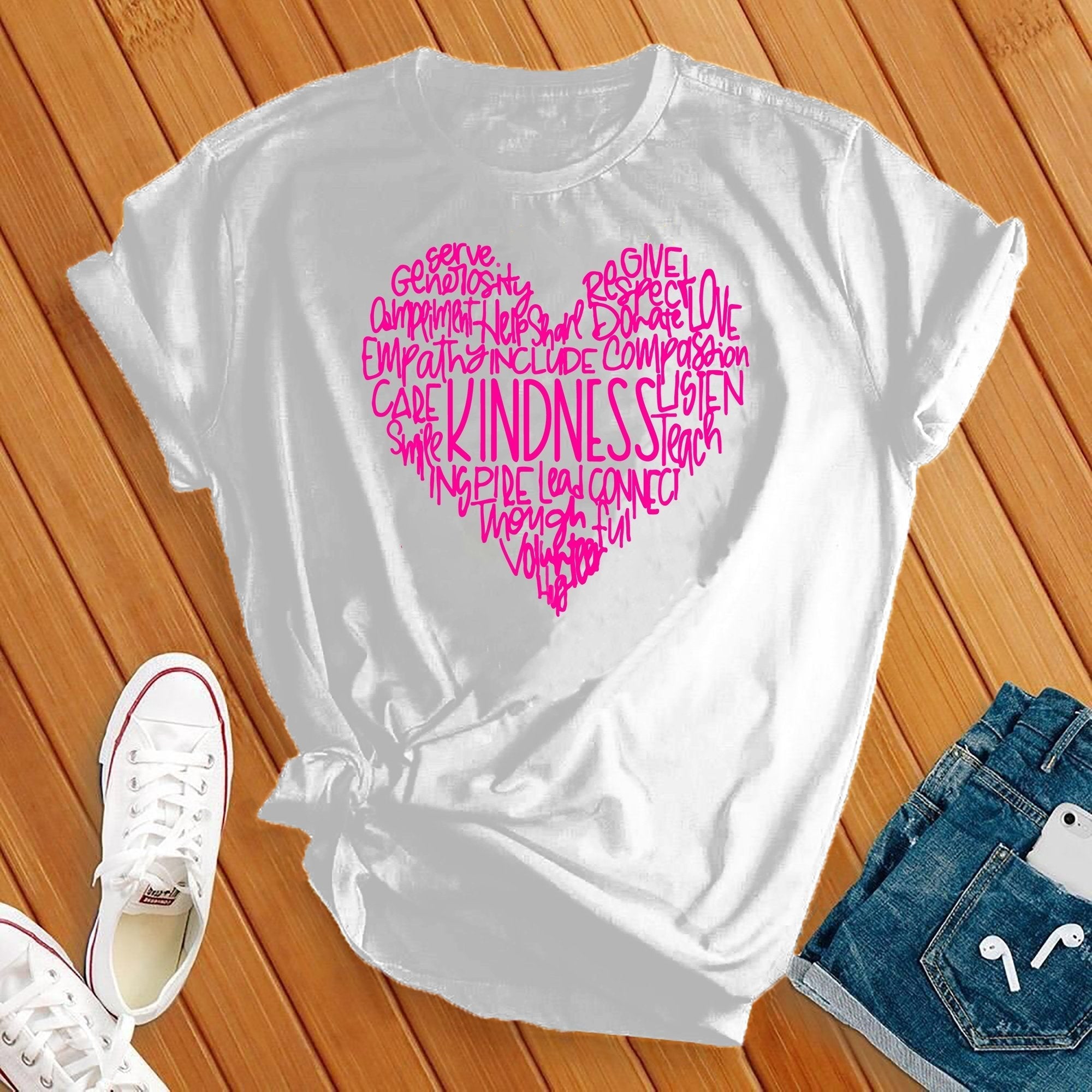 Neon Kindness Encouragement Tee - Love Tees