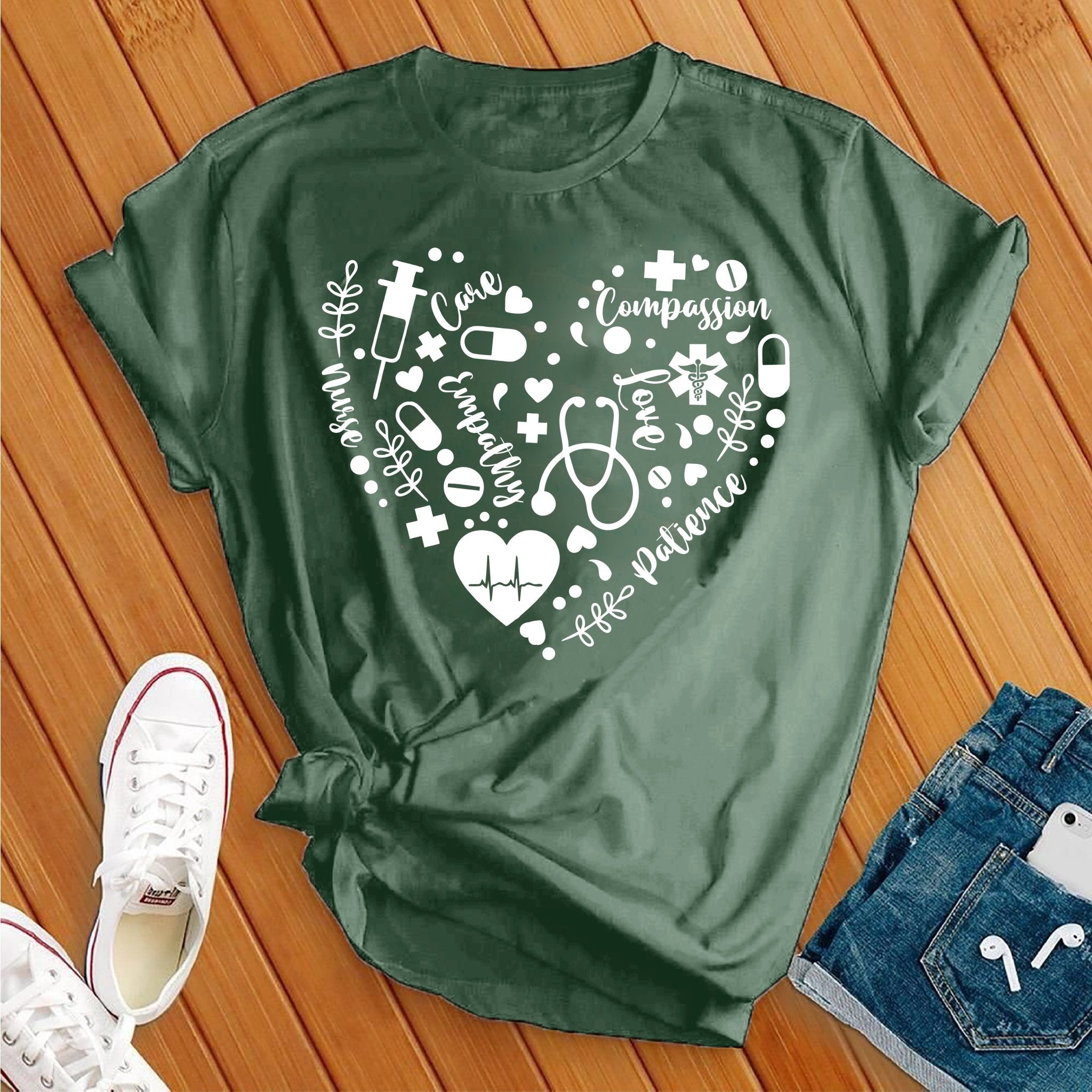 Nurse Heart Appreciation Tee - Love Tees