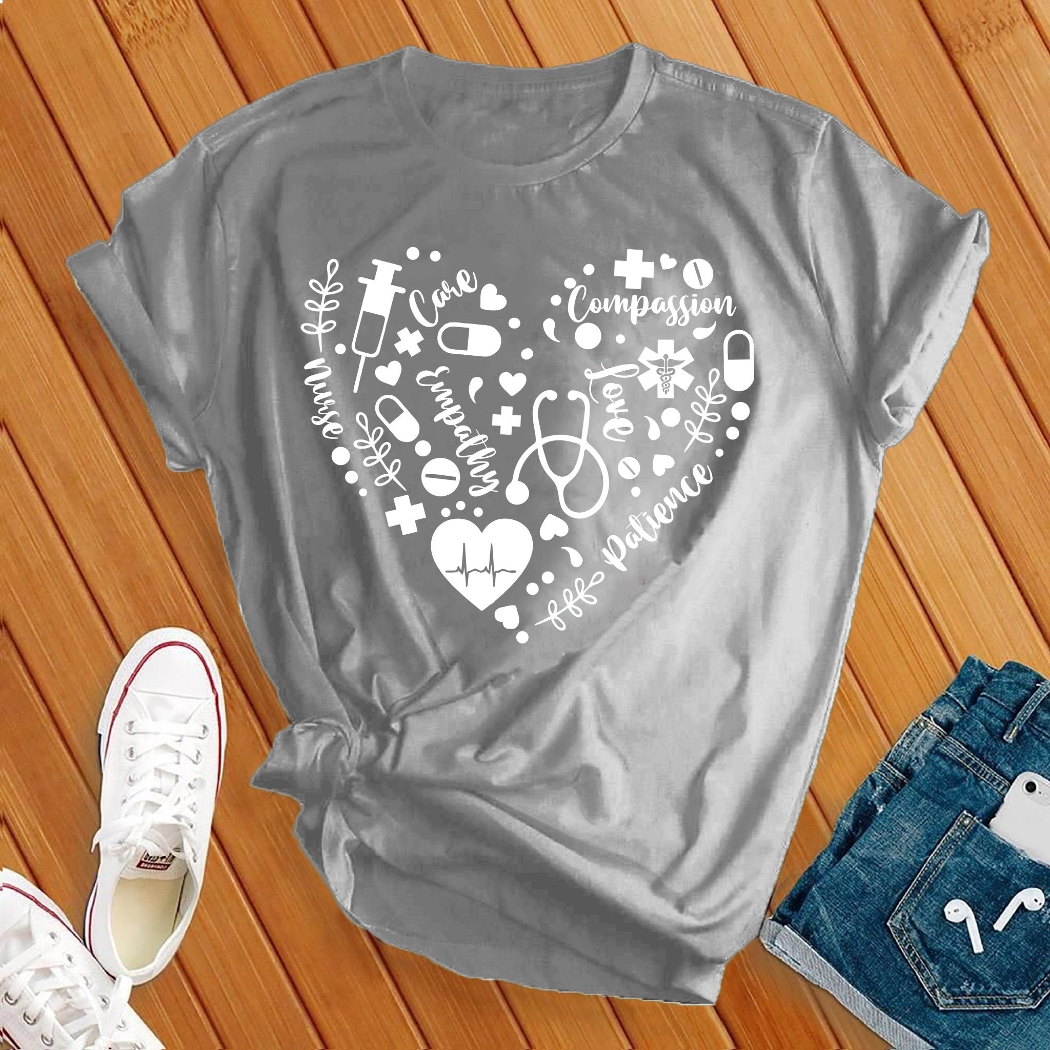 Nurse Heart Appreciation Tee - Love Tees