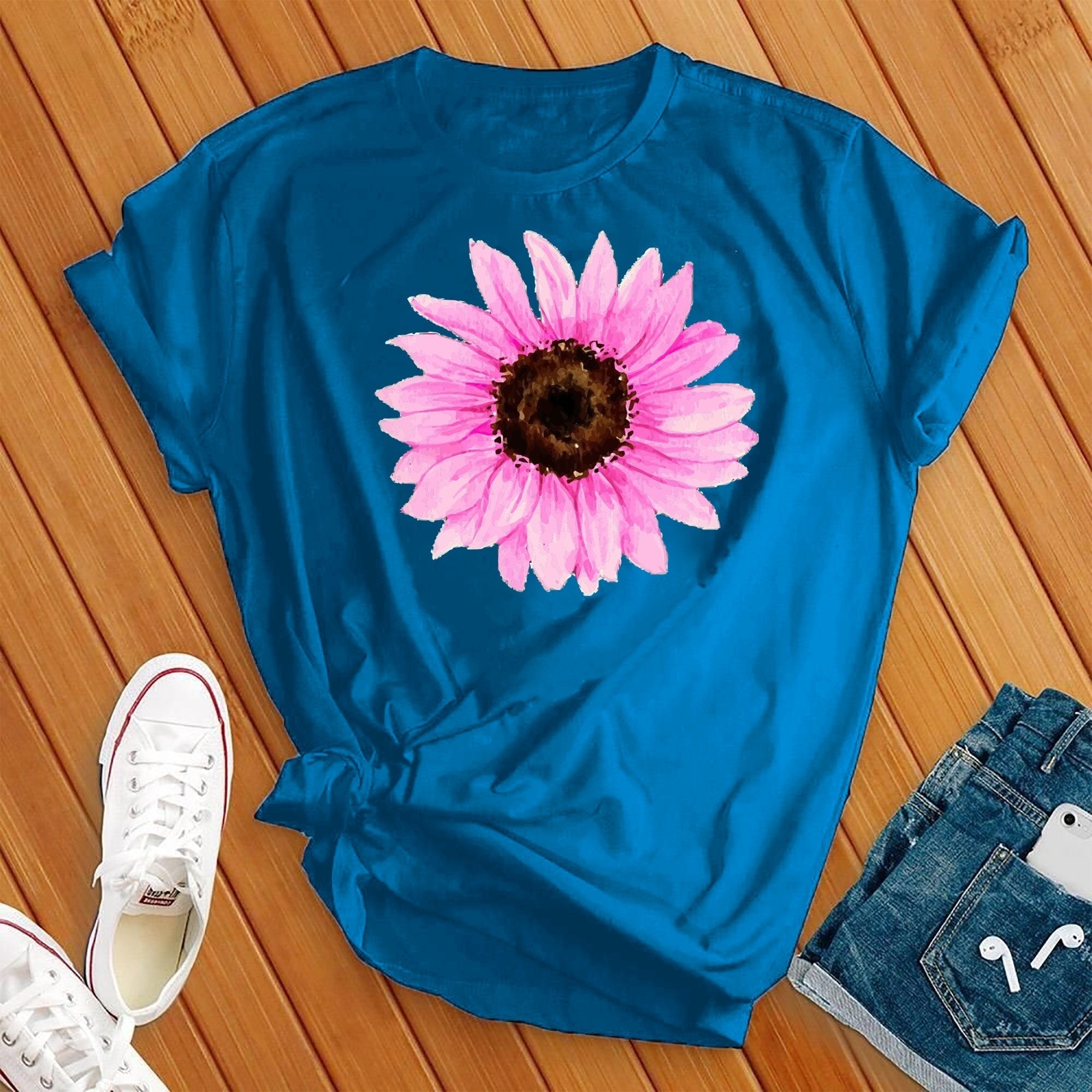 Pink Sunflower Tee - Love Tees