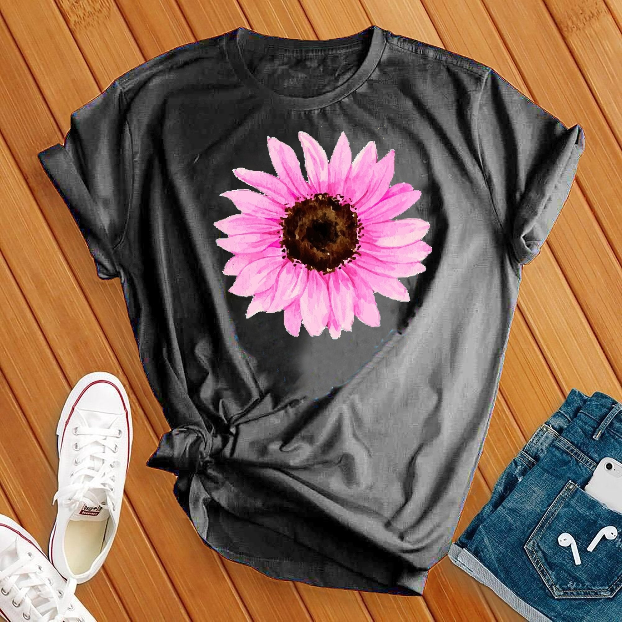 Pink Sunflower Tee - Love Tees