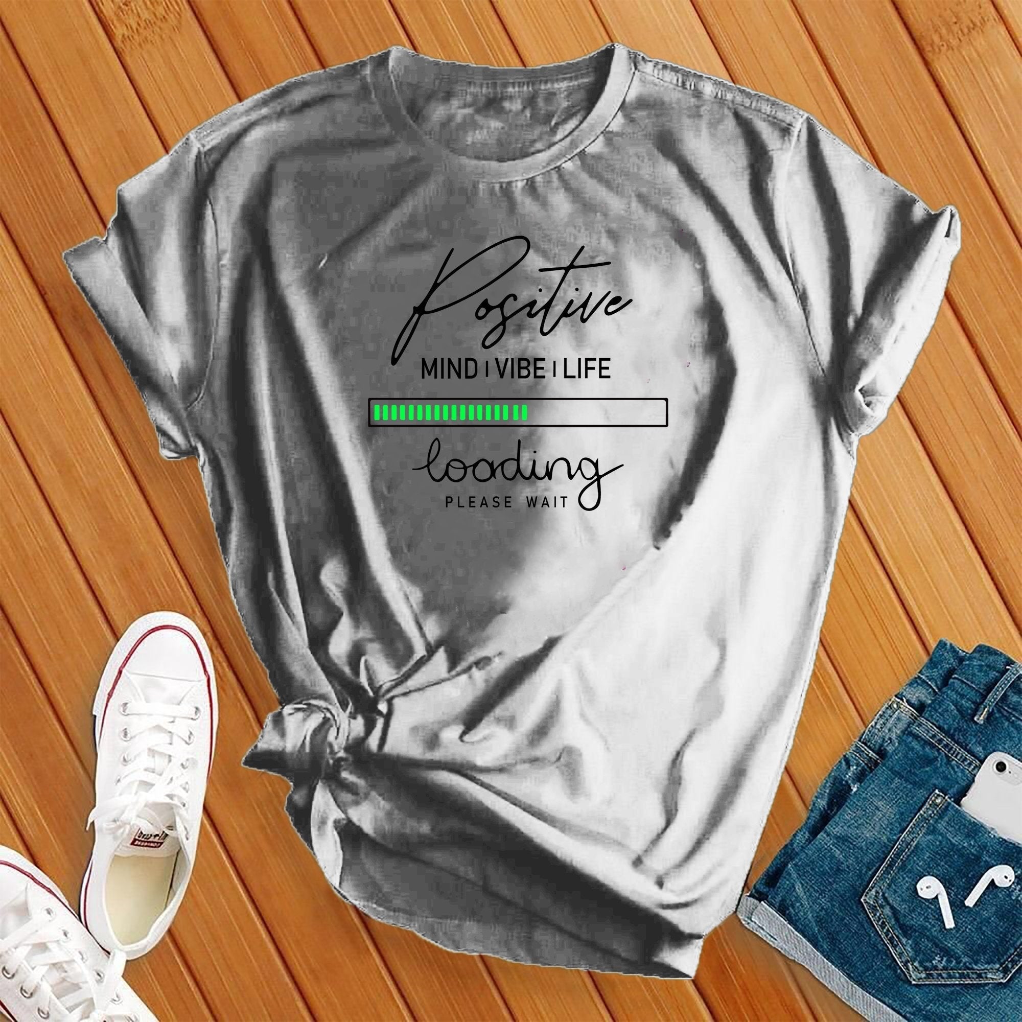 Positive Vibe Loading Tee - Love Tees