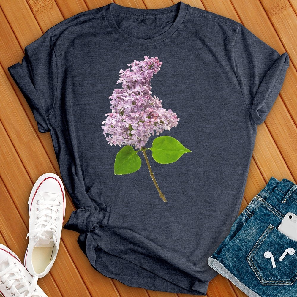 Purple- Lilac- Botanical T- Shirt - Love Tees