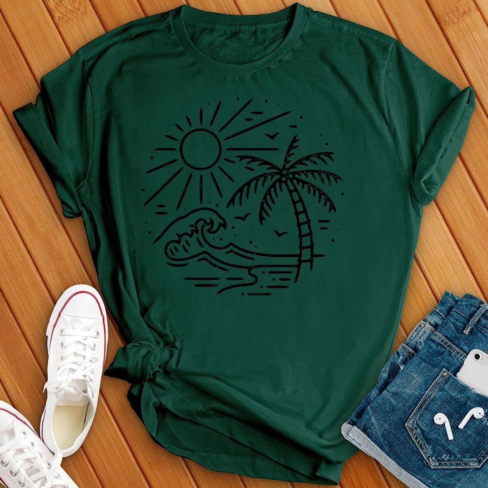 Retro Beach Tee - Love Tees