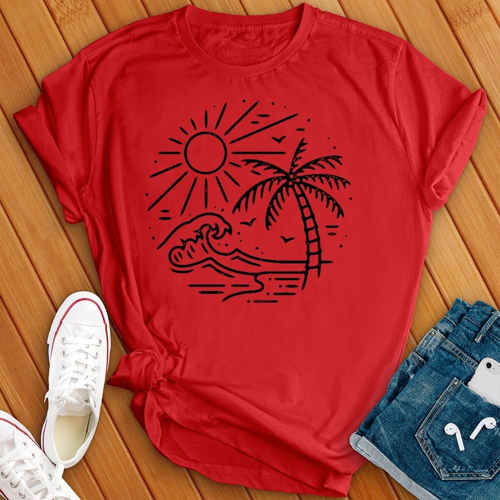 Retro Beach Tee - Love Tees