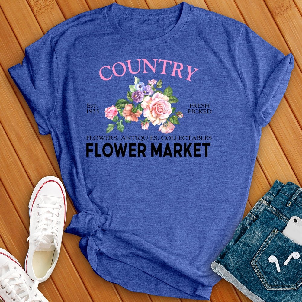 Retro Flower Market Tee - Love Tees